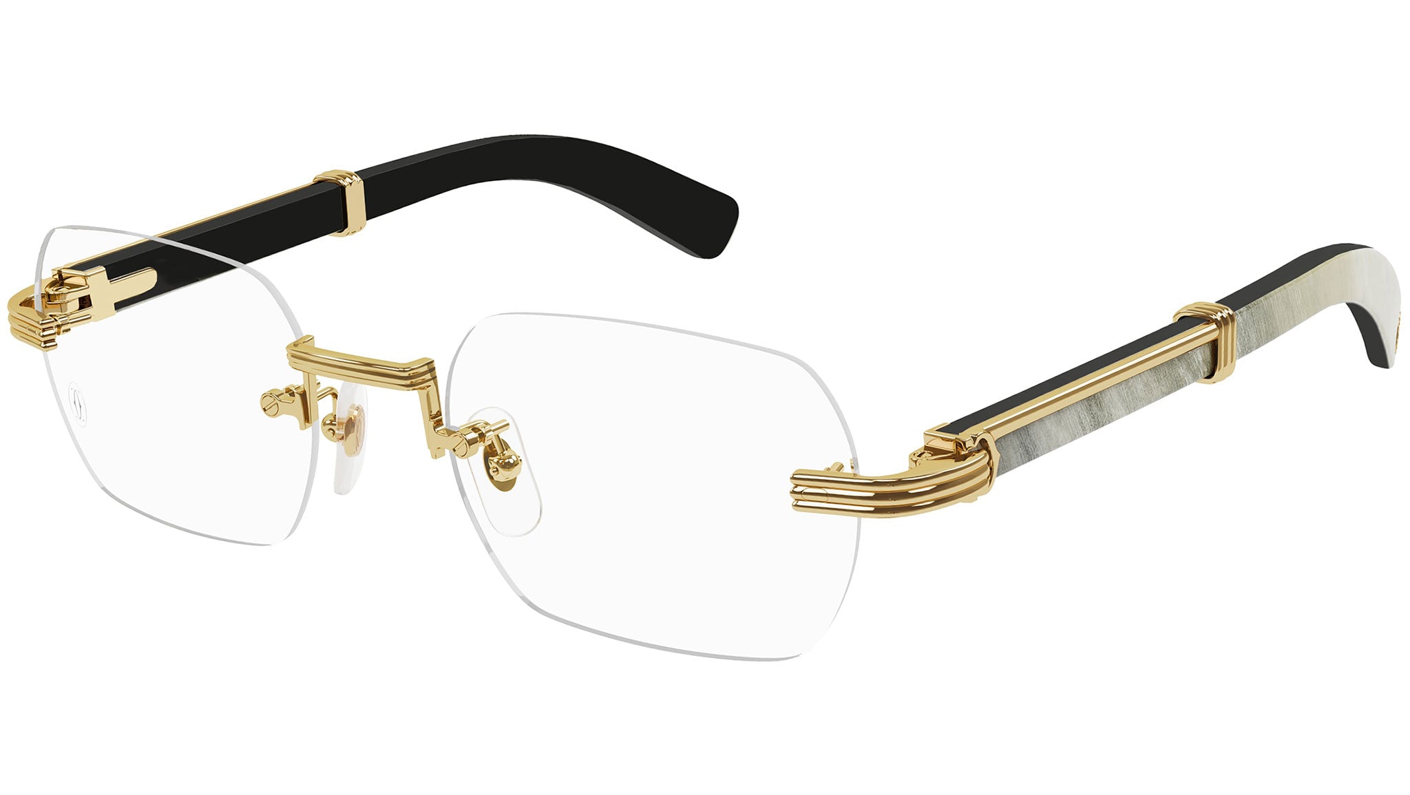 Cartier CT0377O 003 Shiny Gold Optical Frame - Main Image