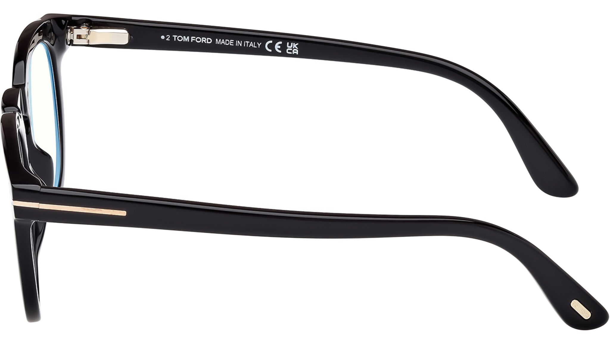Tom Ford FT5993-B Clip-on Glasses 001 Shiny Black - eye-oo.com