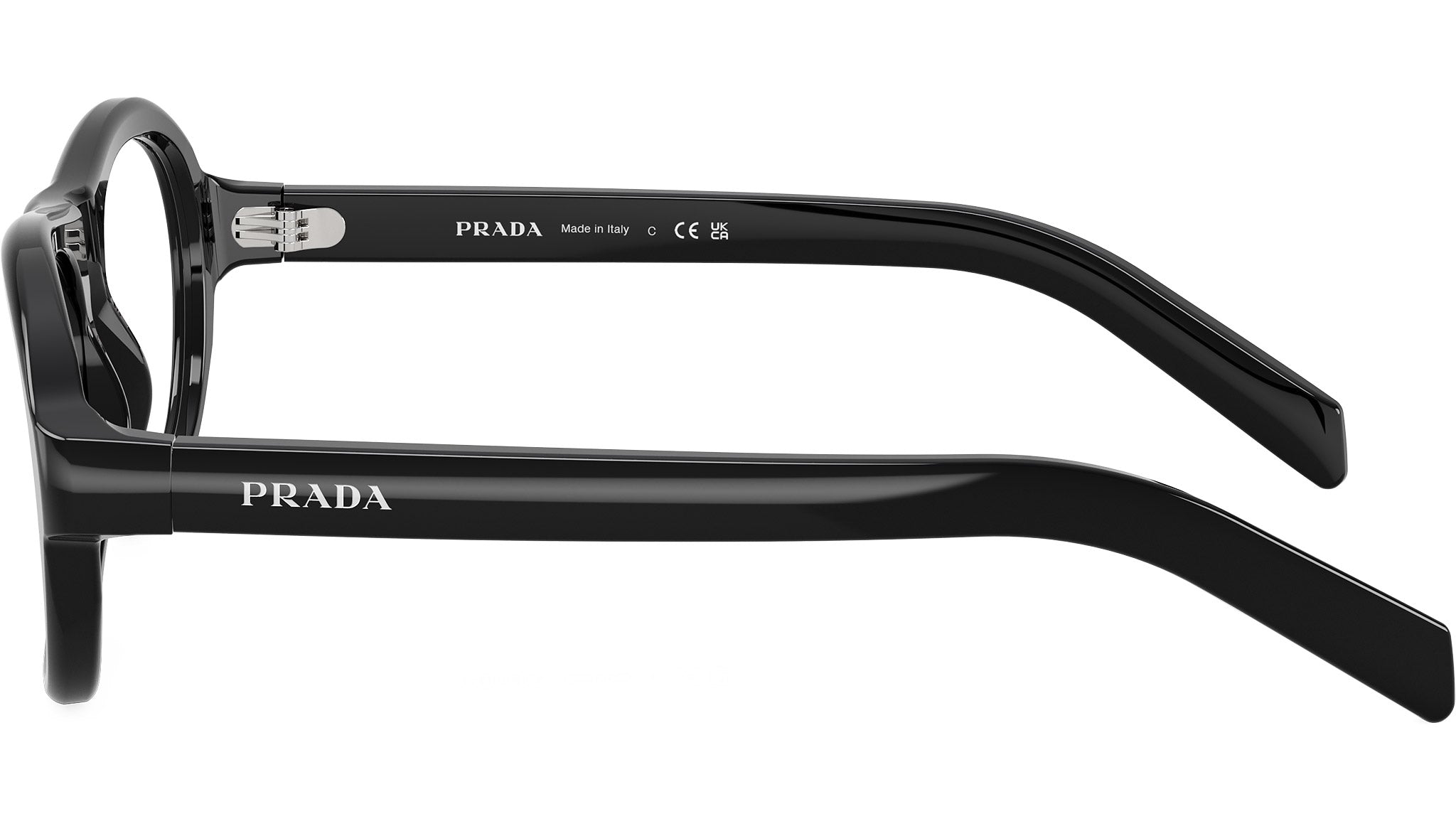 PR C12V Prada Glasses 16K1O1 Black - eye-oo.com