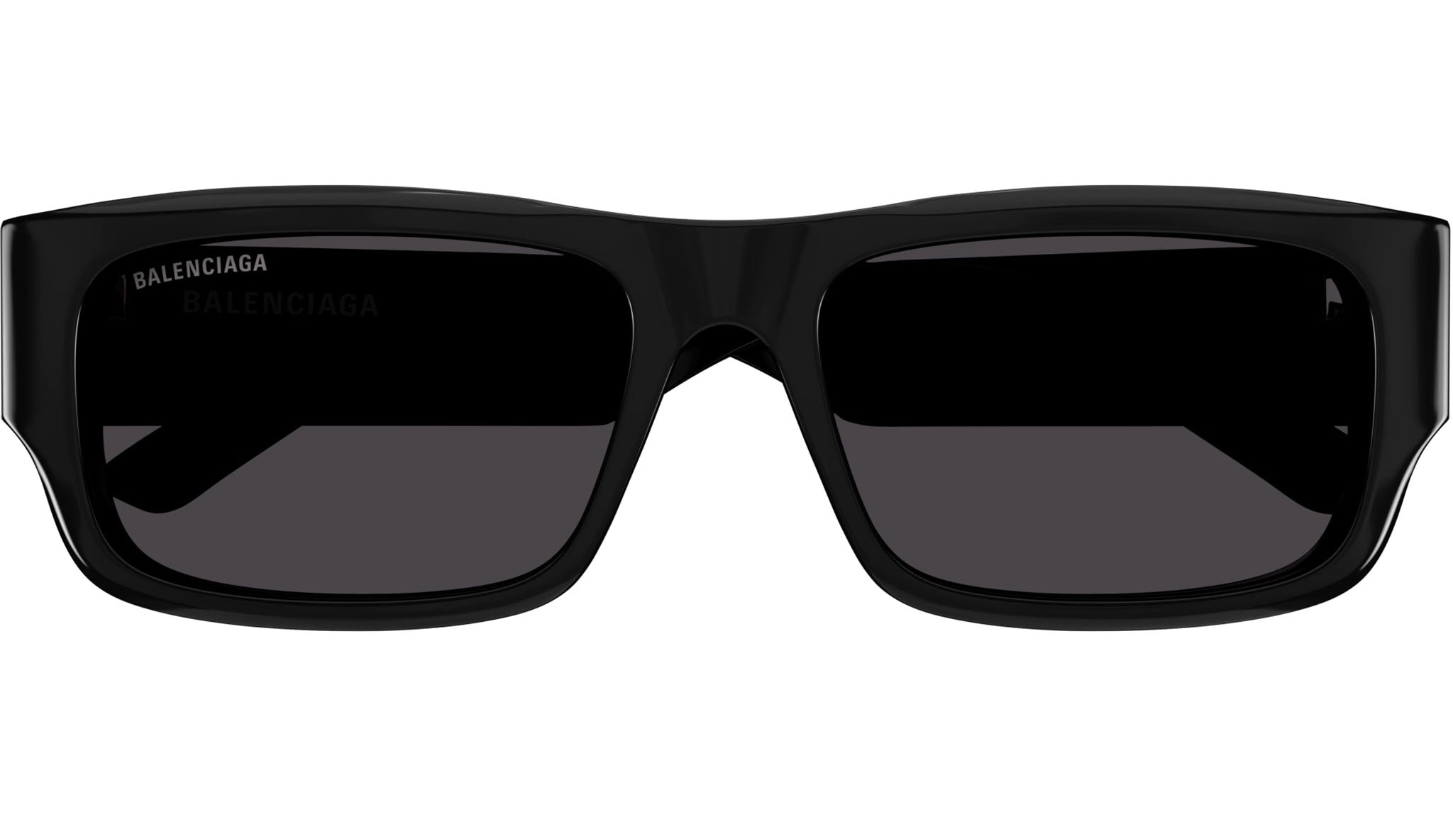 Balenciaga BB0261SA 001 Black Grey Sunglasses - eye-oo.com