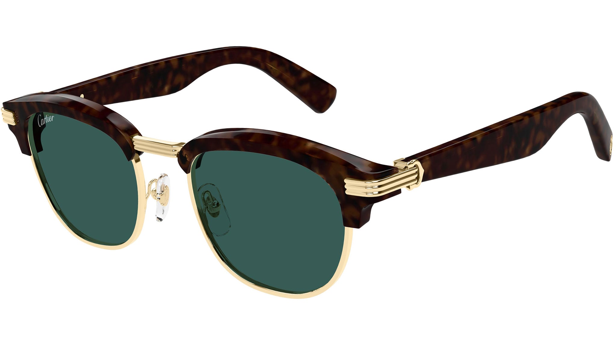Cartier Première CT0496S Sunglasses 002 Dark Tortoise - eye-oo.com