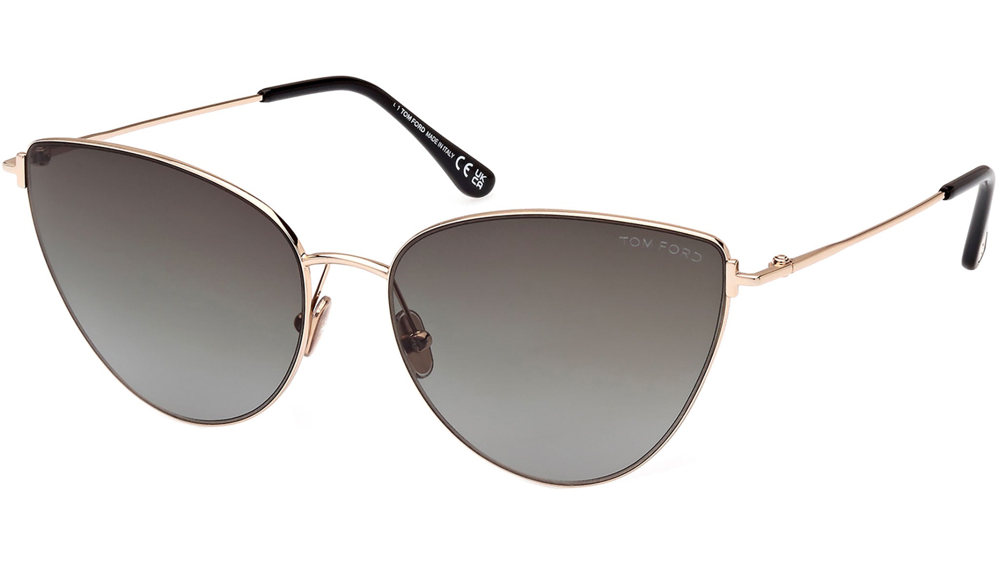 Tom Ford Anais 02 FT1005 Sunglasses 28B Shiny Rose Gold 