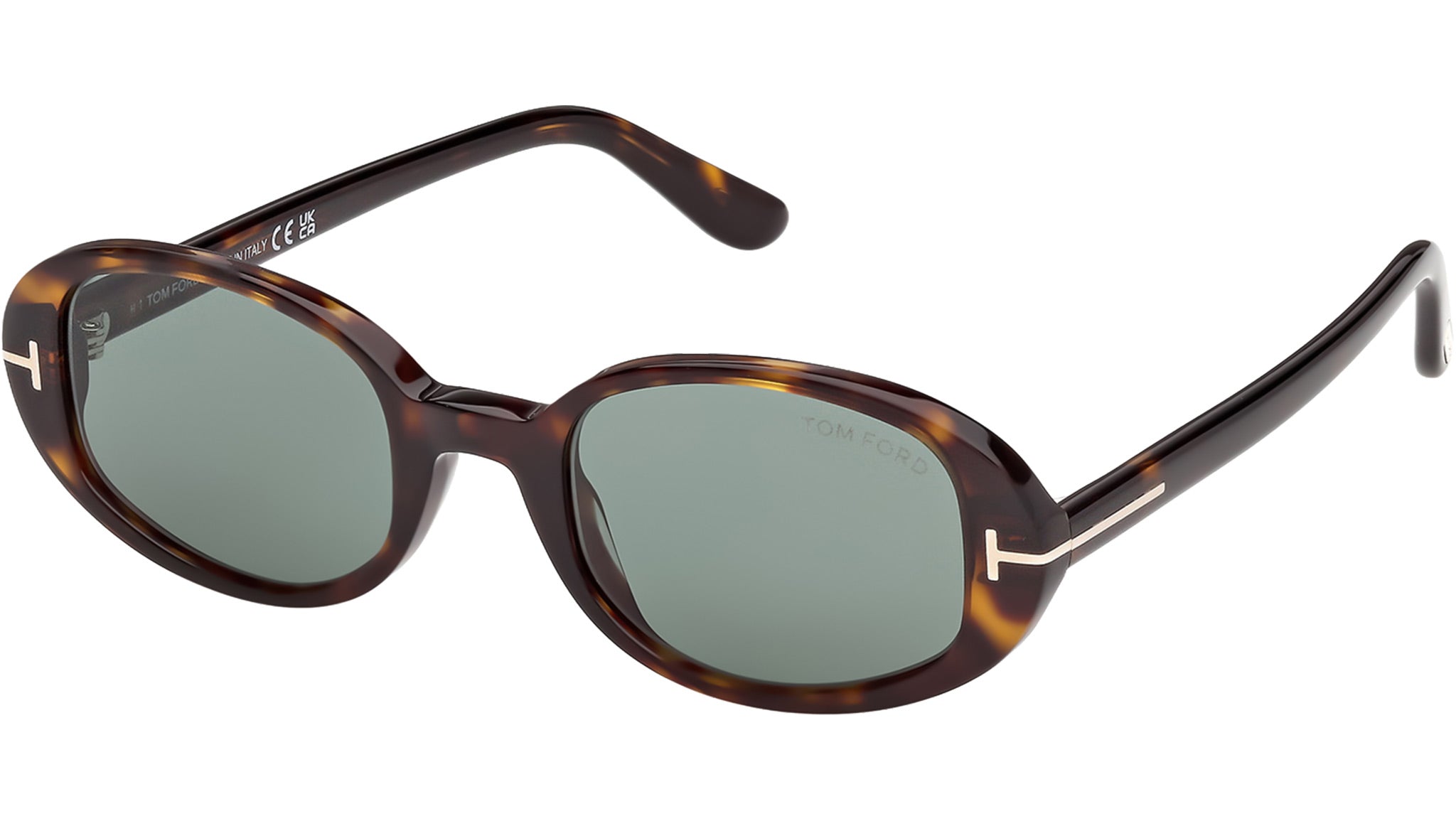Tom Ford Iggy Sunglasses FT1364 52N Dark Havana - eye-oo.com