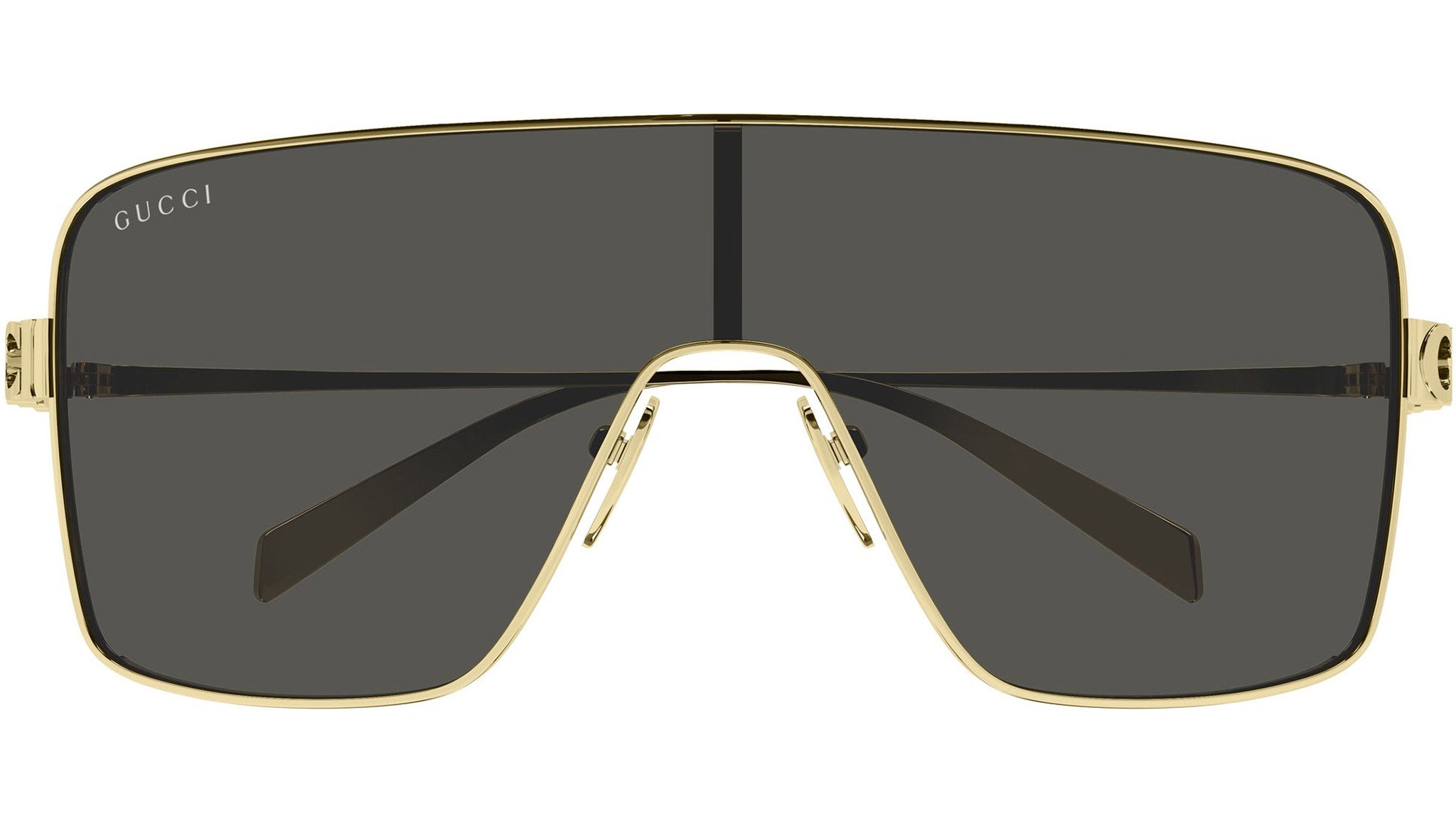 Gucci GG1936S 001 Gold Shield Sunglasses - eye-oo.com