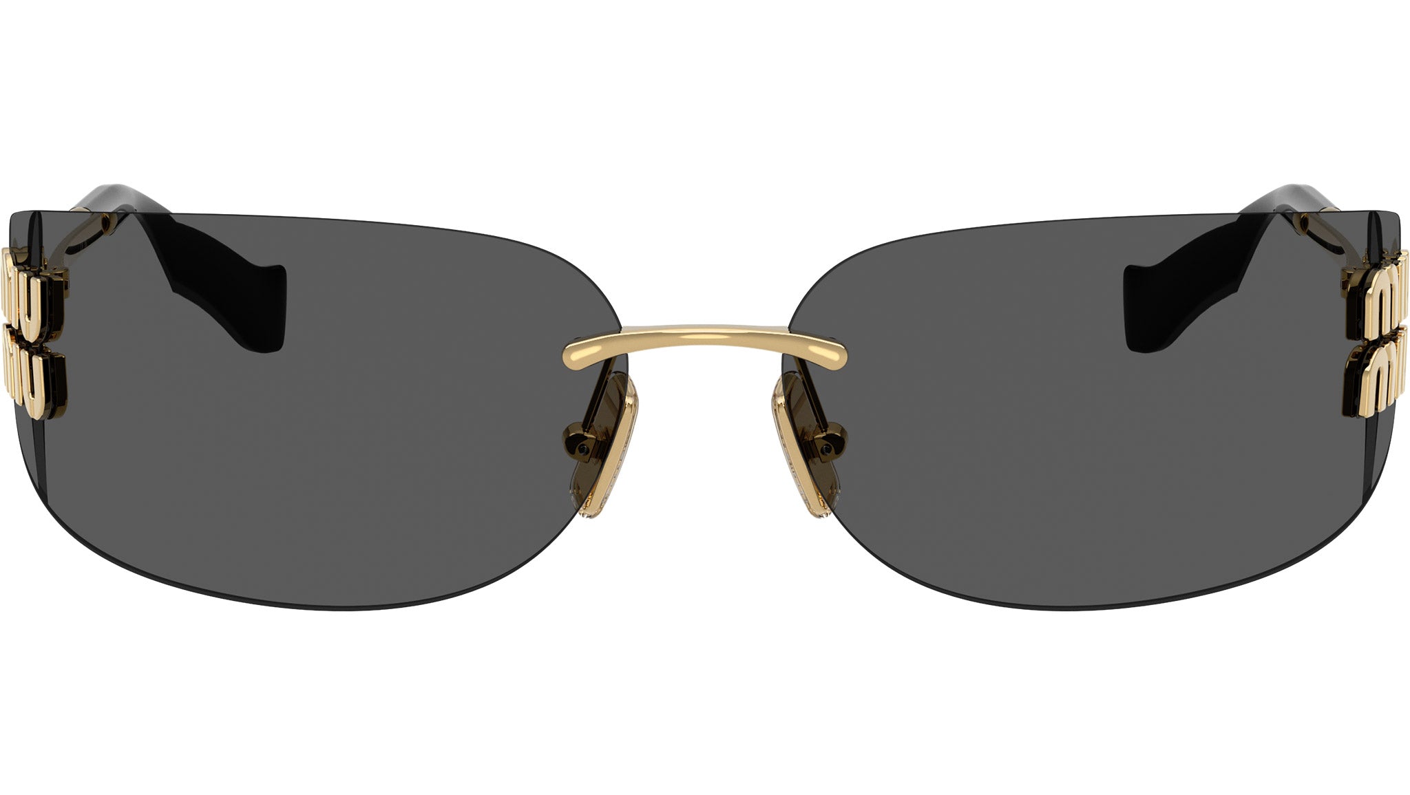 Miu Miu MUA51S Sunglasses 5AK5S0 Gold - eye-oo.com display picture 2