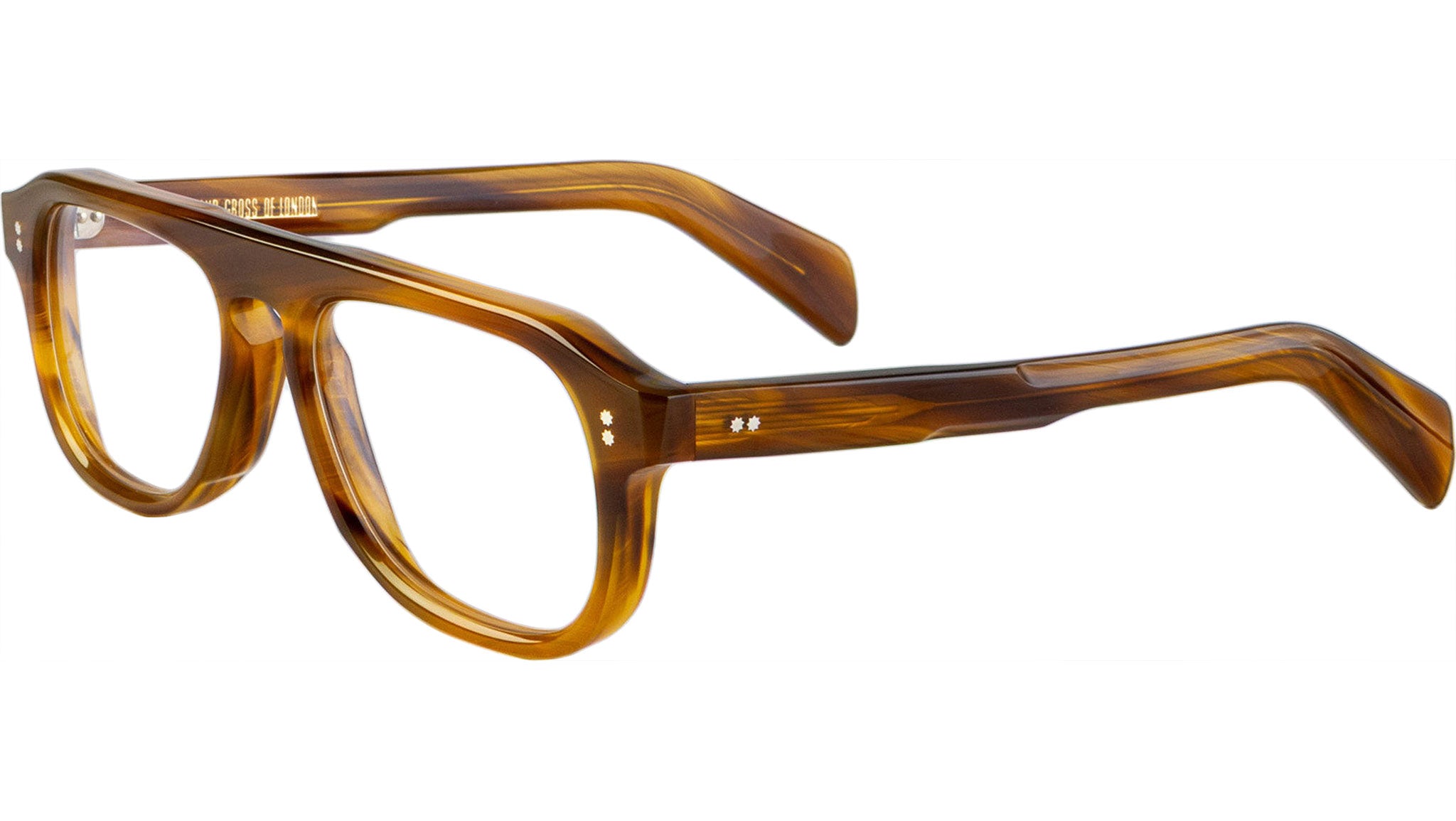 Cutler and Gross GR14 06 Optical Frame Mustard Horn - eye-oo.com