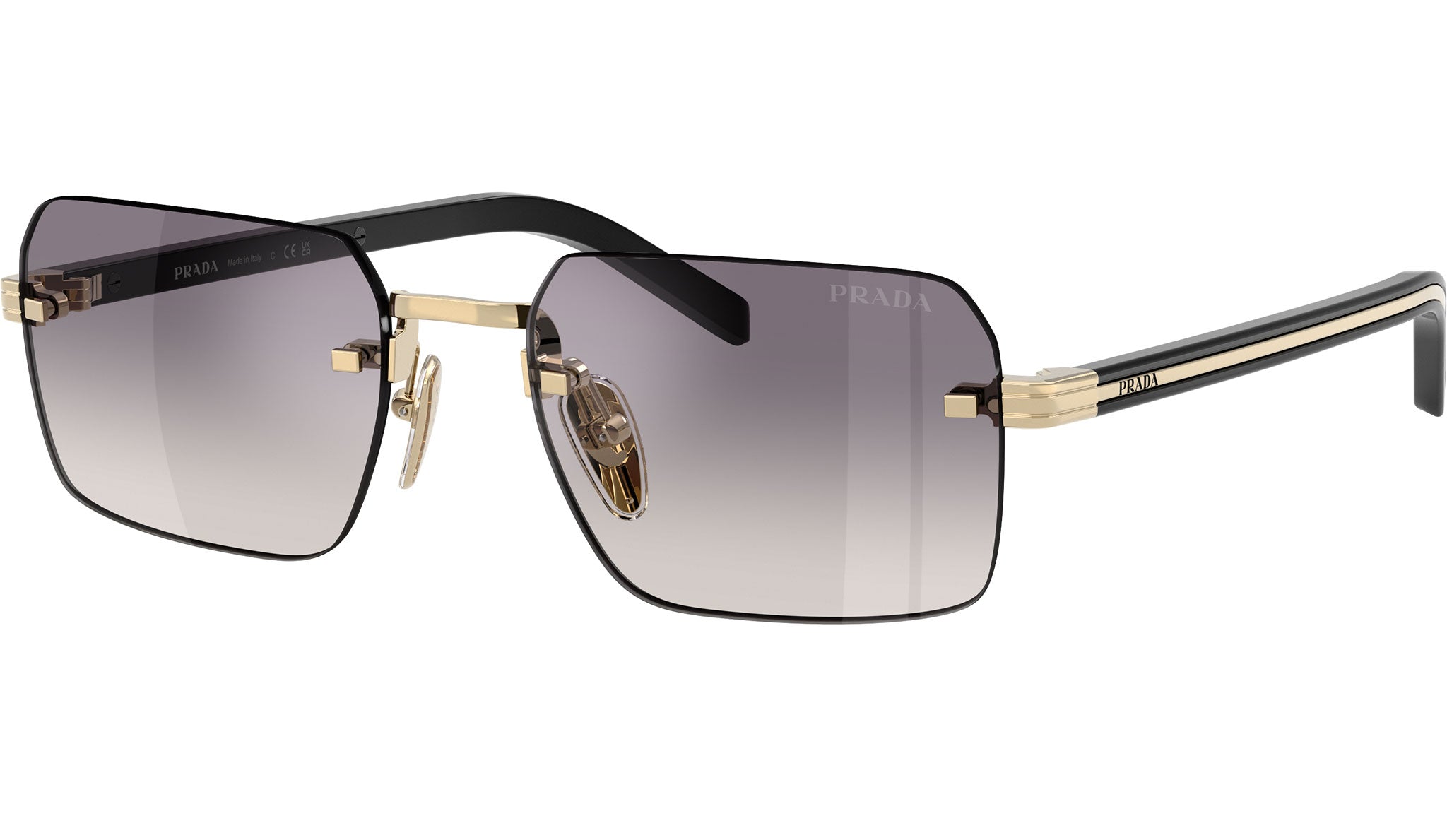 PR D55S Prada Sunglasses ZVN60W Pale Gold - eye-oo.com