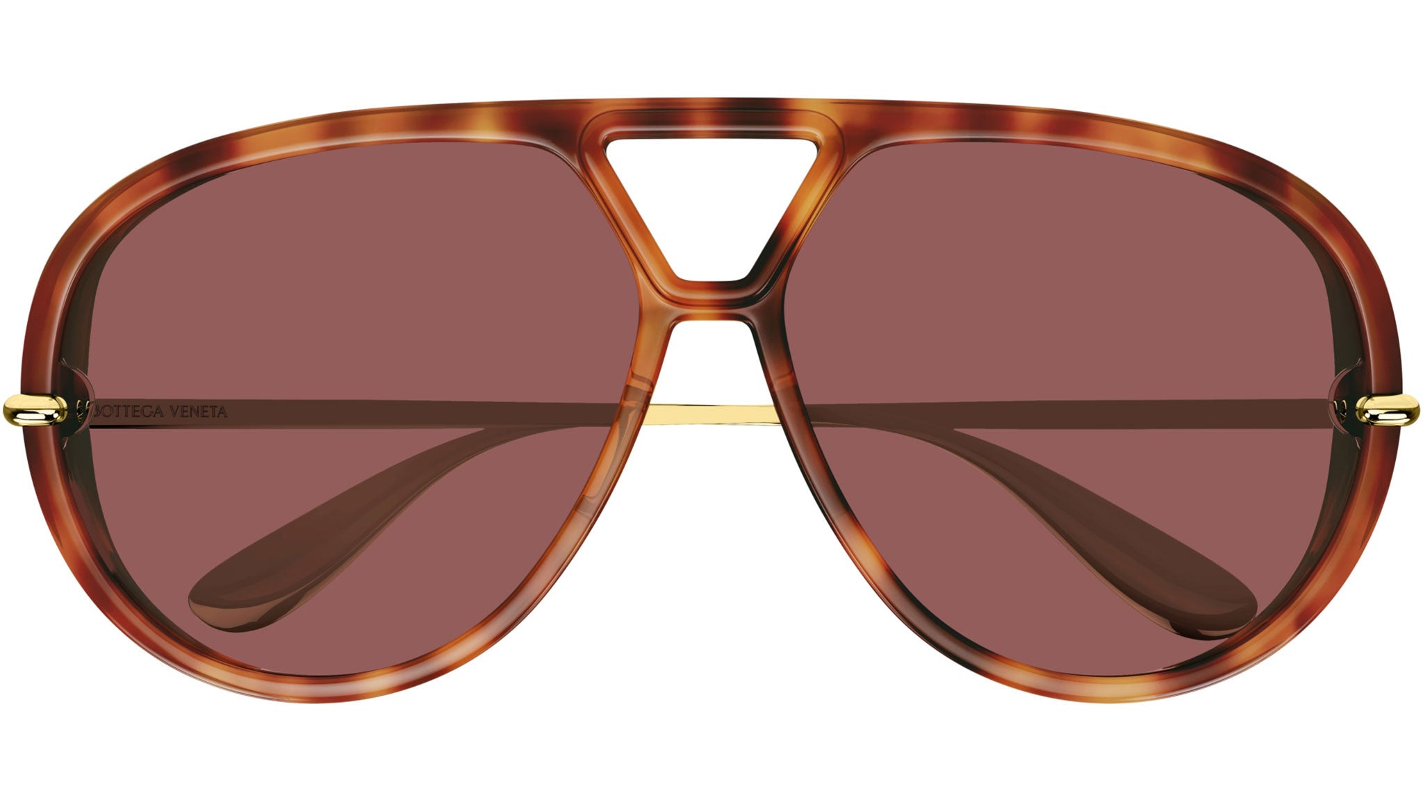 Bottega Veneta Women\'s Havana Tortoise Round Sunglasses! Bottega Veneta Sunglasses BV1273S 007 Shiny Spotted Havana  main image 4