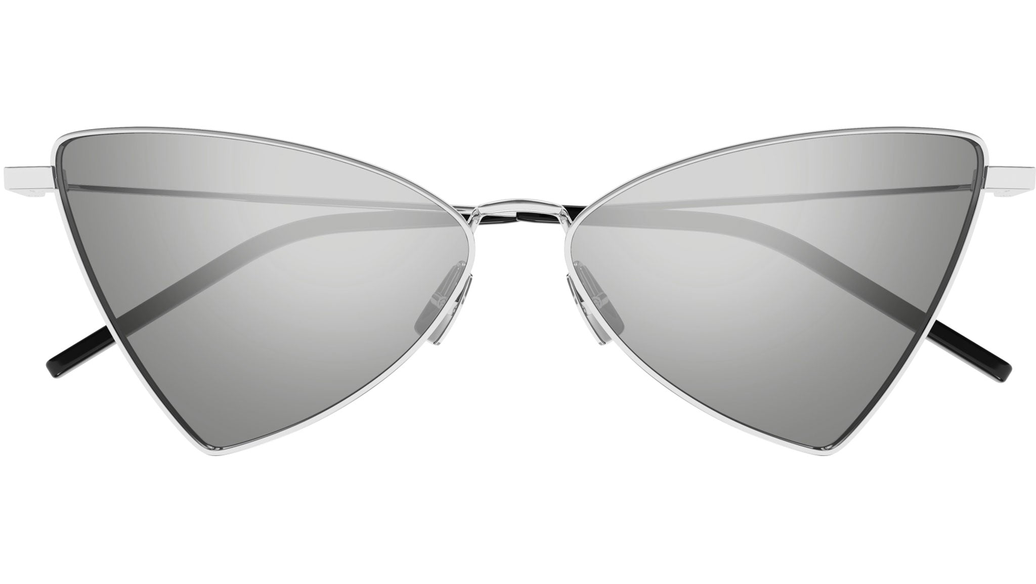 Saint Laurent SL 303 JERRY Sunglasses 010 Shiny Silver - eye-oo.com