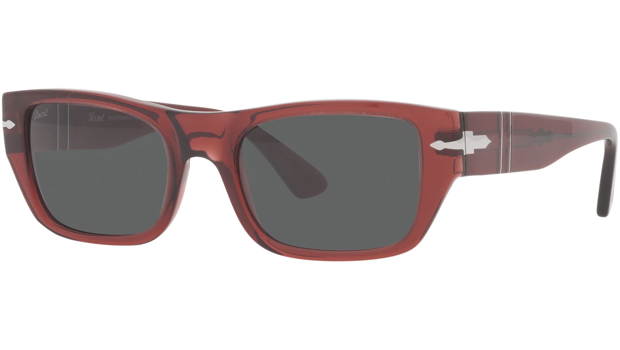 Persol Sunglasses PO3268S 1104B1 Red Burned Trasparent - eye  display picture 2
