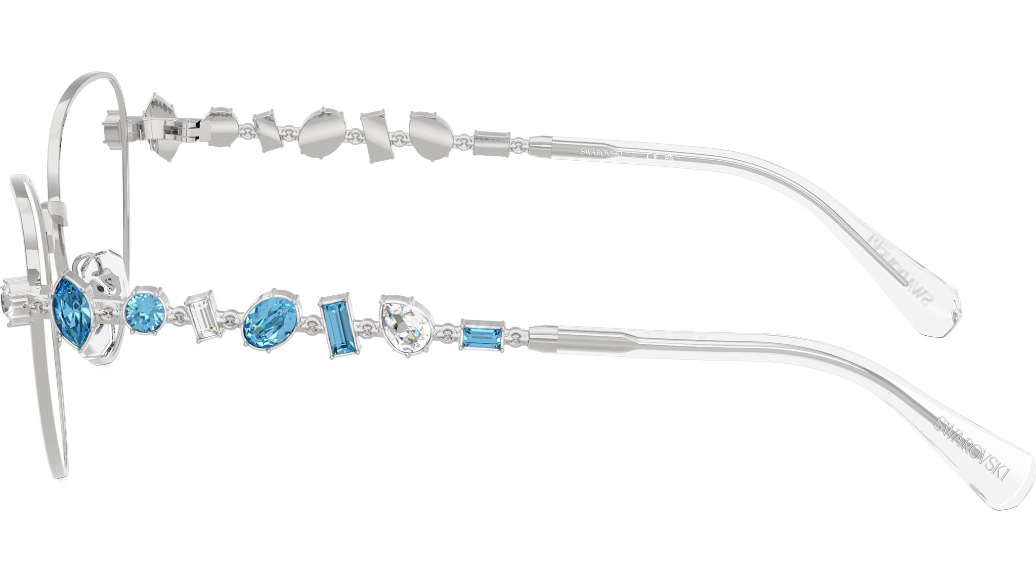 Swarovski SK1024 Glasses 401A Silver - eye-oo.com