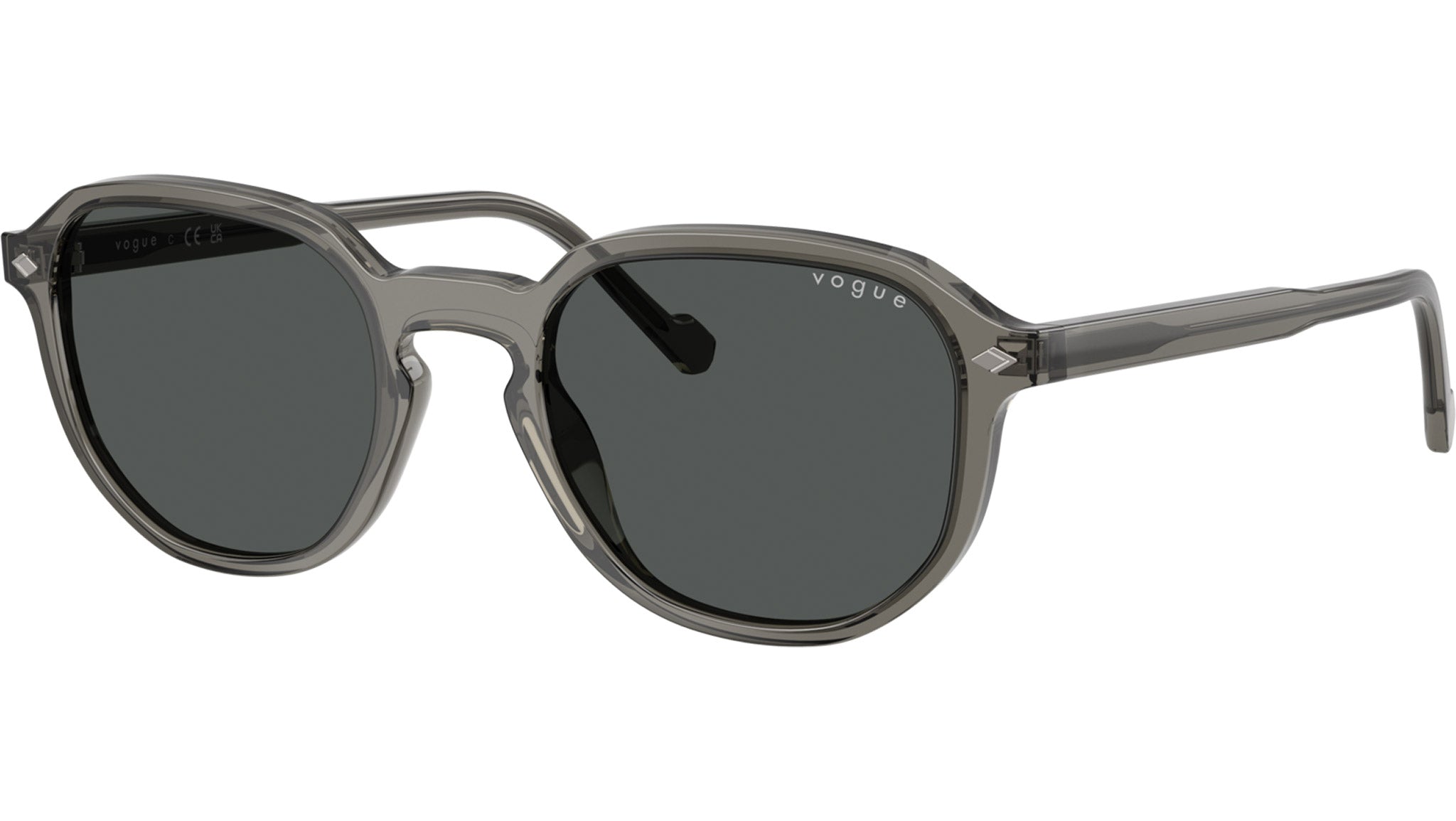 Vogue VO5707S Sunglasses 329487 Transparent Dark Grey - eye-oo.com
