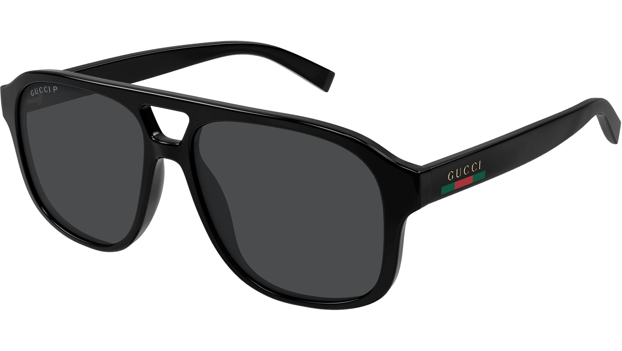ミ*ル様 GUCCI サングラス　ブラック Gucci GG1856S 005 Pilot Sunglasses Black - eye-oo.com