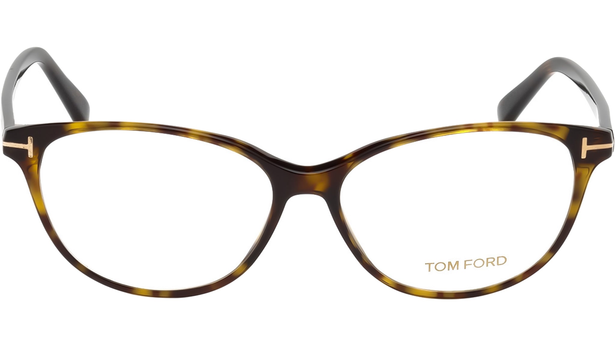 Tom Ford FT5421-B Optical Frame 052 Shiny Dark Havana - eye  display picture 3