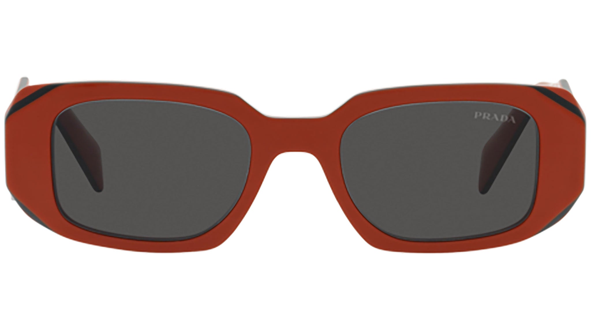 PR 17WS Prada Sunglasses 12N5S0 Orange Black - Main Image