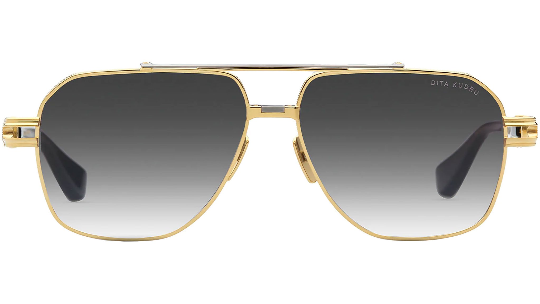 Dita Kudru DTS436 Sunglasses 01 Yellow Gold / Antique Silver - eye
