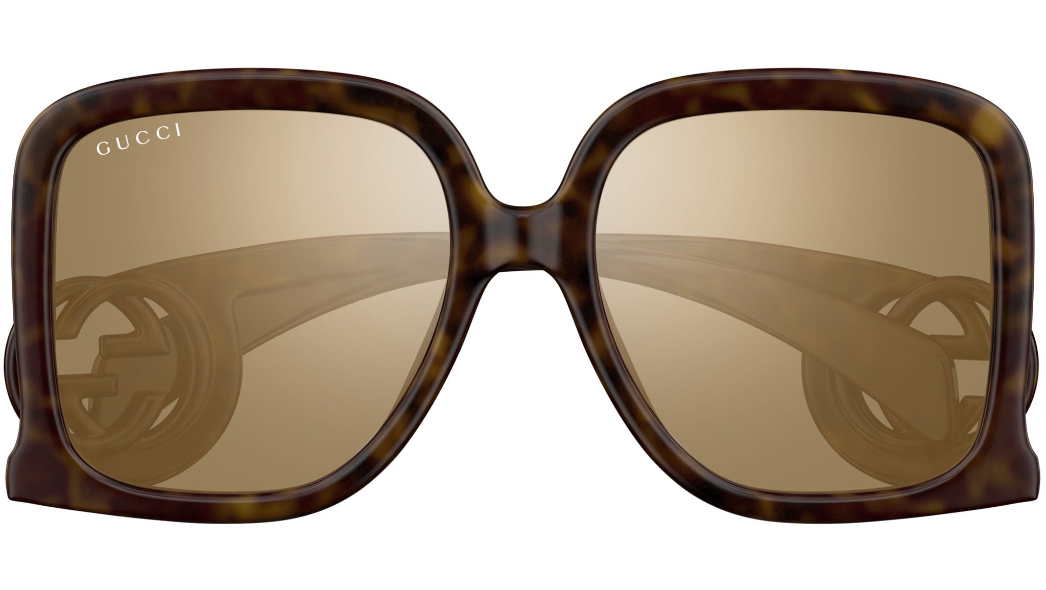 Gucci Sunglasses GG1326S 007 Dark Dark Havana - eye-oo.com display picture 1