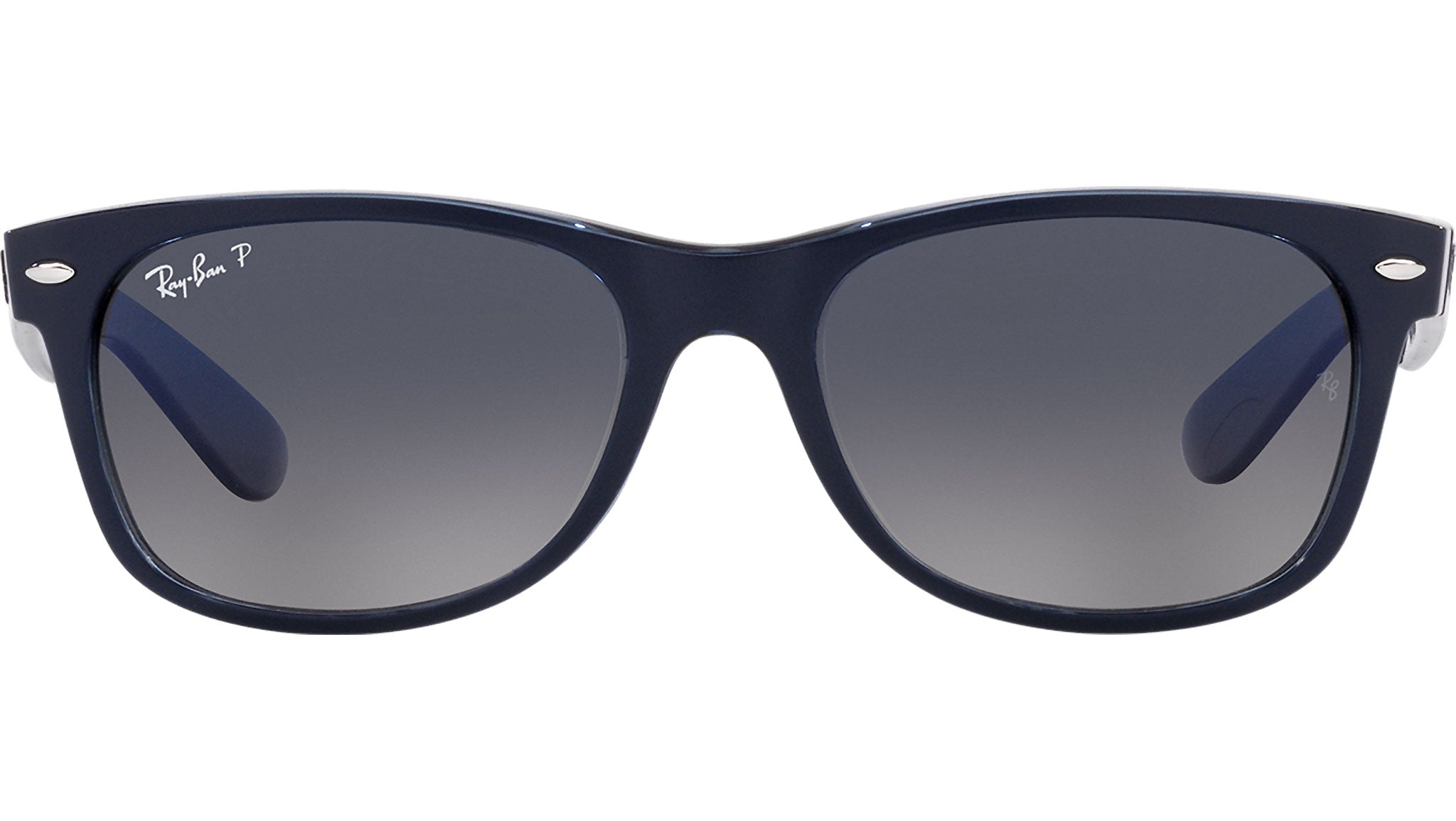 Ray-Ban New Wayfarer RB2132 660778 Blue Sunglasses - eye-oo.com