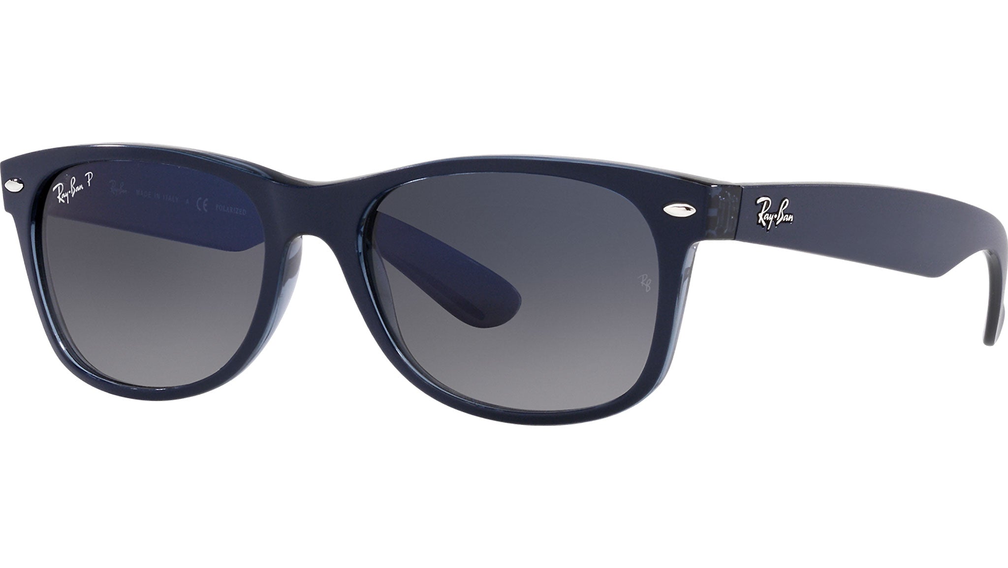 Ray-Ban New Wayfarer RB2132 660778 Blue Sunglasses - eye-oo.com