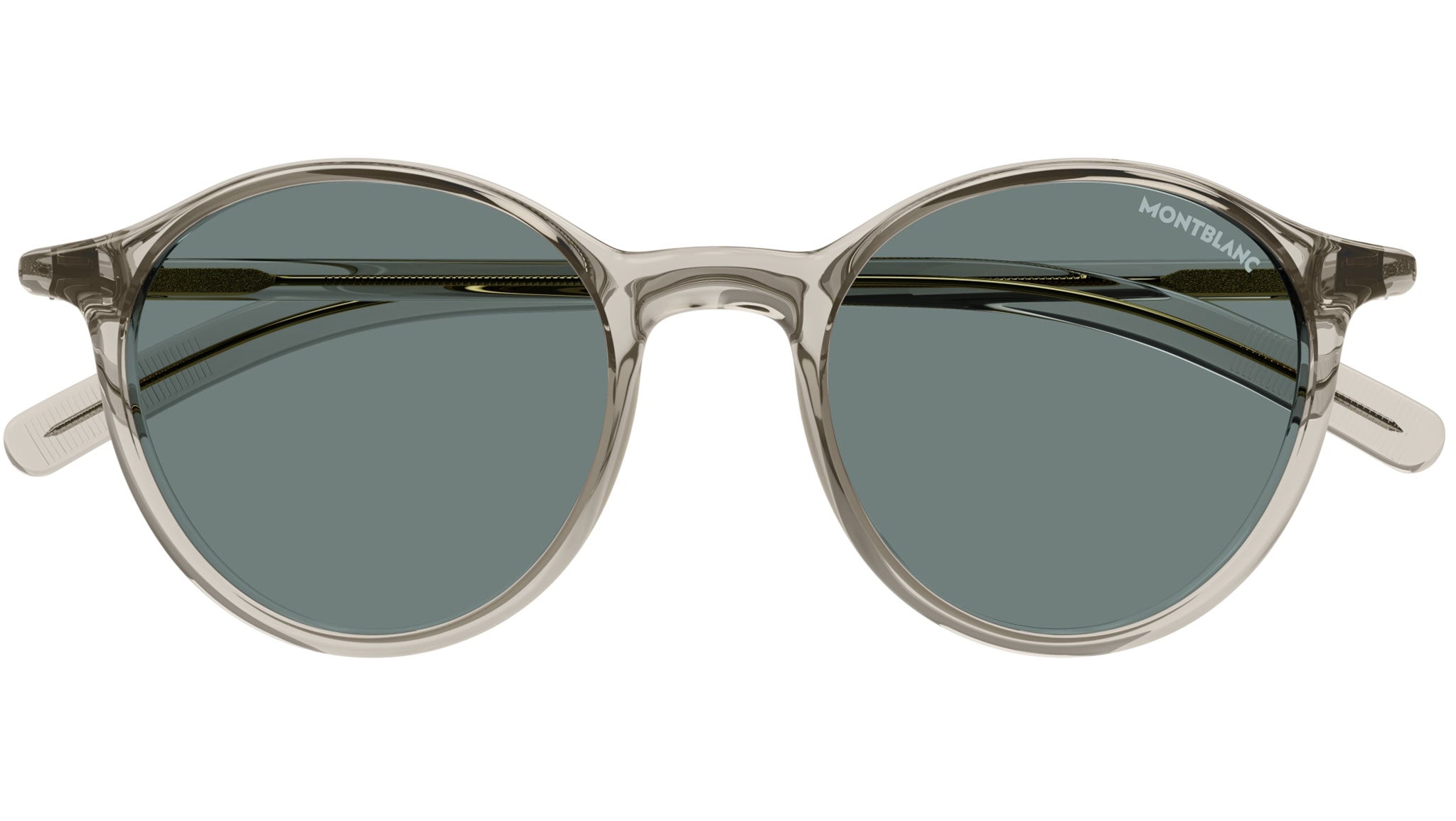 Montblanc MB0324S 004 Sunglasses Transparent Beige - eye-oo.com