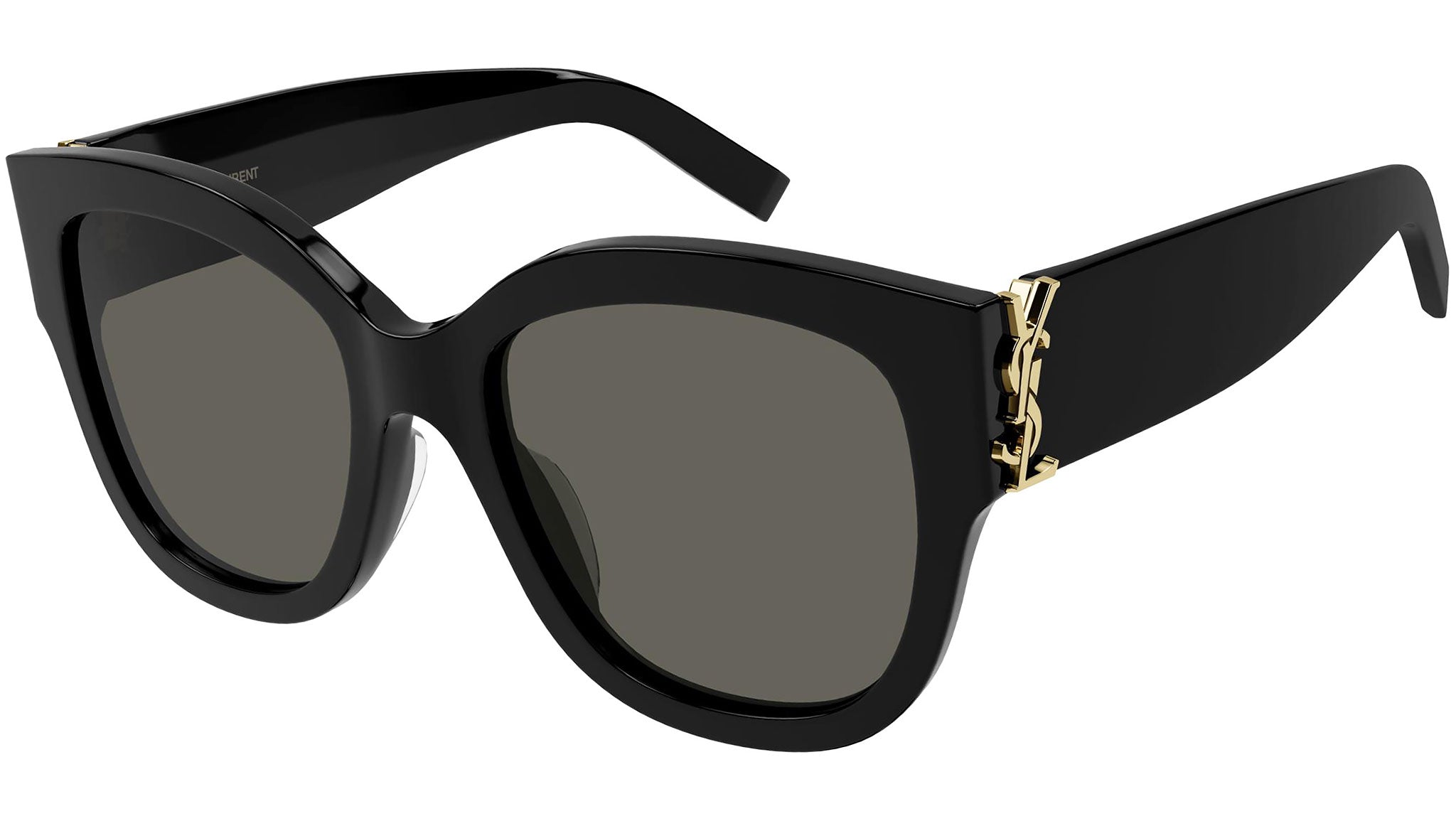 Saint Laurent SL M95/F 001 Shiny Black Sunglasses - eye-oo.com