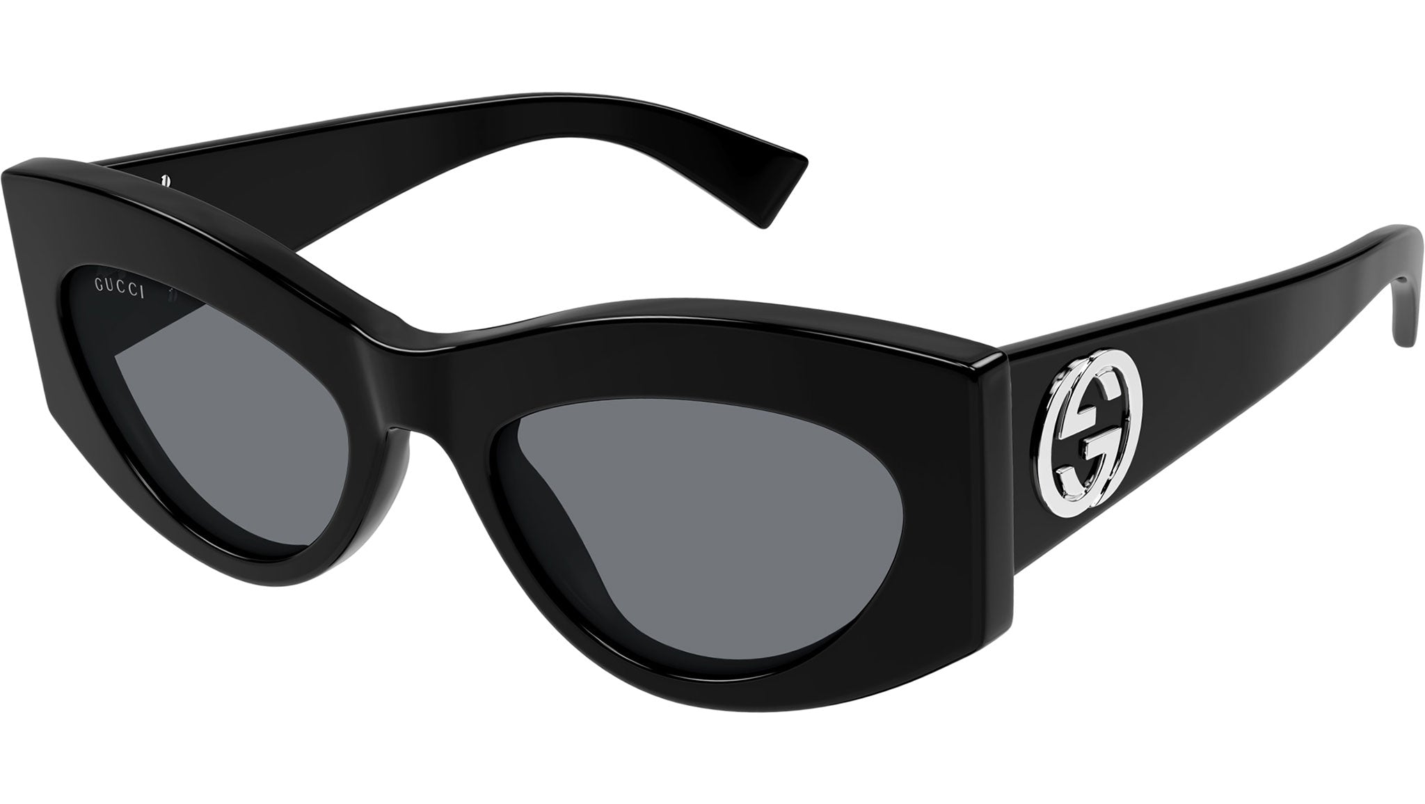 Gucci GG1843S 001 Cat Eye Sunglasses Black - eye-oo.com