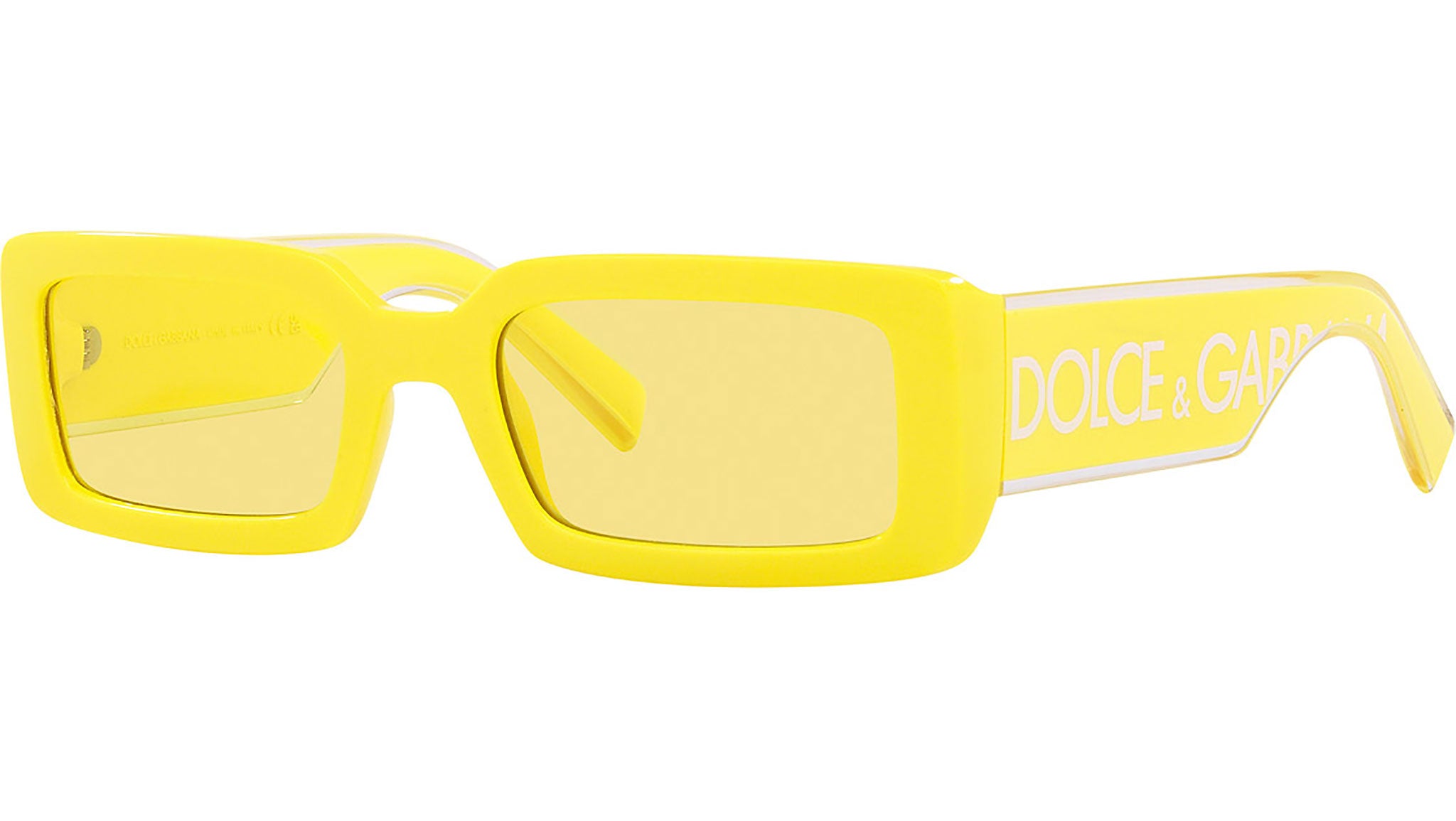 Yellow lens Unisex designer vintage Dolce & Gabbaba! Dolce & Gabbana 2079 624 – Vintage Frames Company main image 2