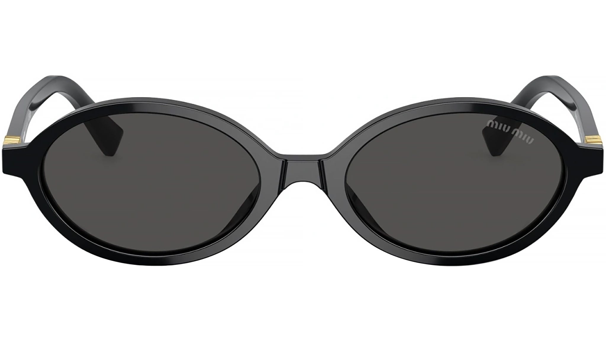 Miu Miu MU 04ZS Sunglasses 1AB5S0 Black - eye-oo.com