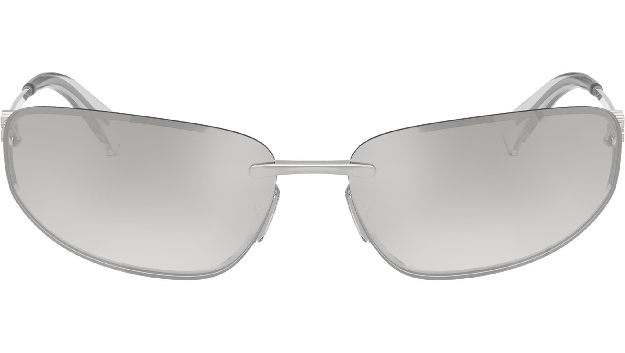 MU A50S Miu Miu Sunglasses 1BC8H1 Silver - eye-oo.com