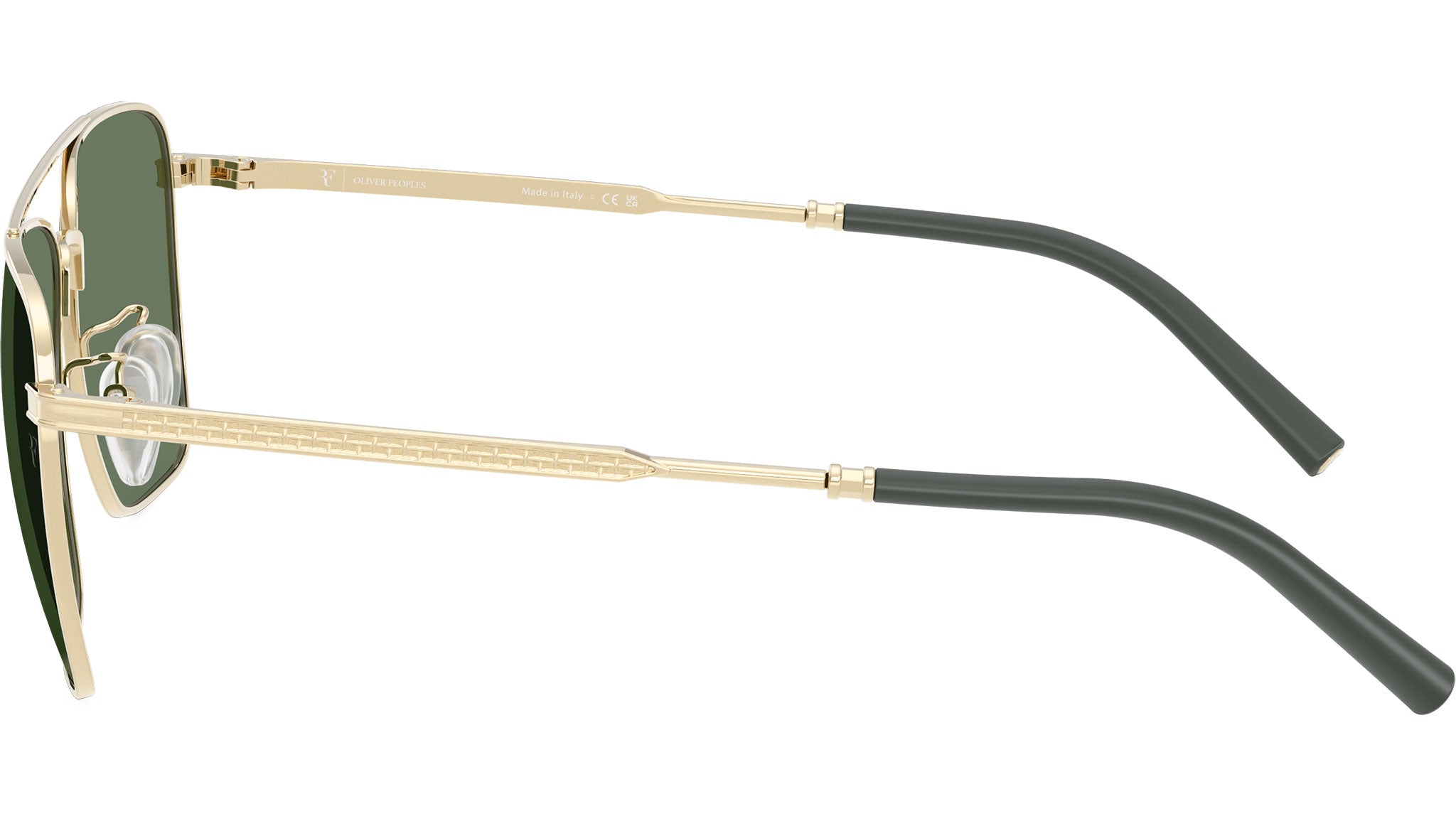 Oliver Peoples R-15 Sunglasses OV1362S 52459A Brushed Gold - eye