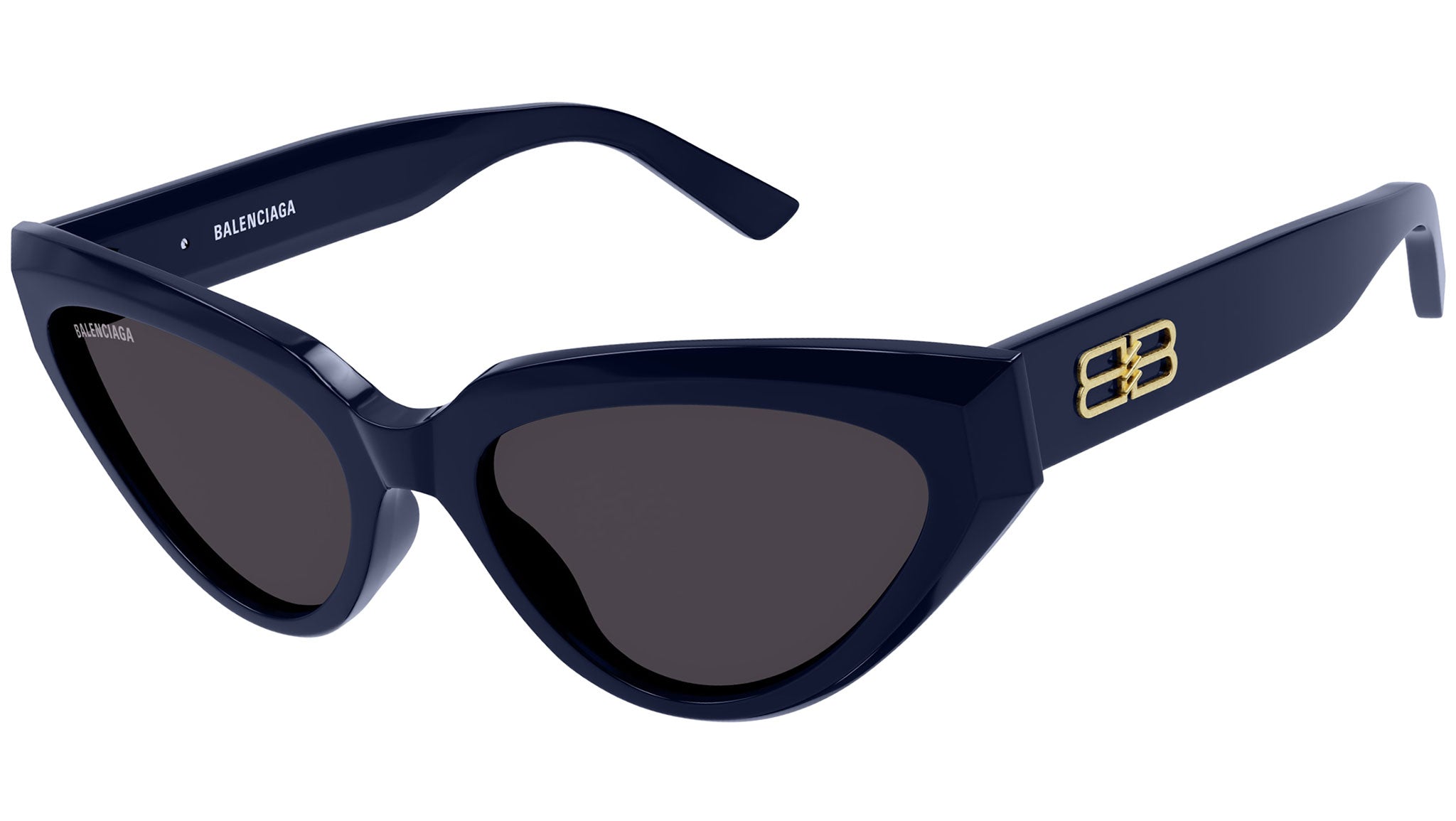 Balenciaga BB0270S 004 Blue Grey Sunglasses - eye-oo.com