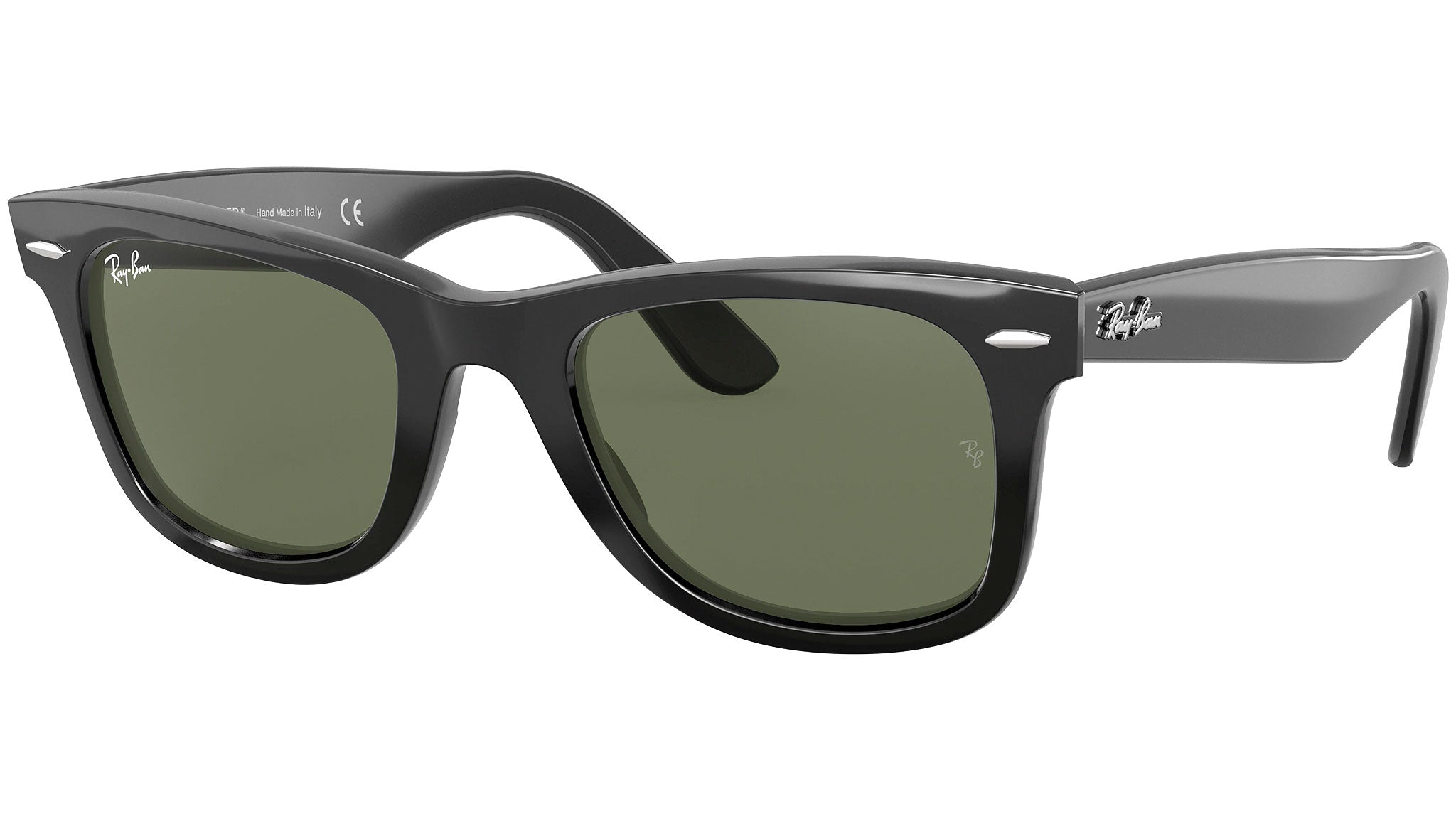 Ray-Ban Wayfarer RB2140F 901 Black Sunglasses - eye-oo.com