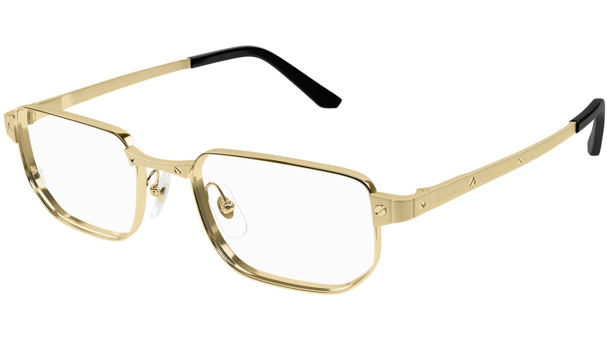 Cartier CT0481O 001 Eyeglasses Shiny Gold - Main Image