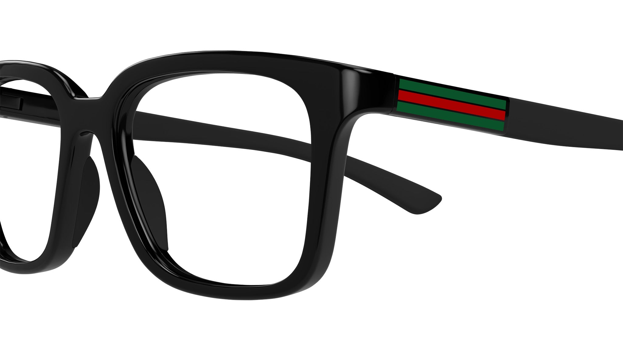 Gucci Eyeglasses GG1738O 001 Shiny Shiny Black - Main Image