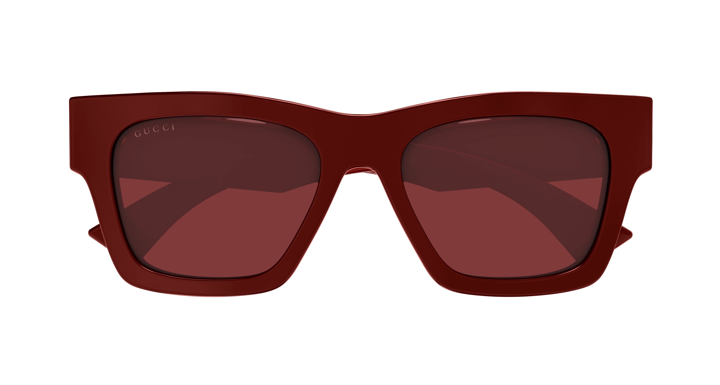 Gucci GG1835S 003 Rectangular Sunglasses Burgundy