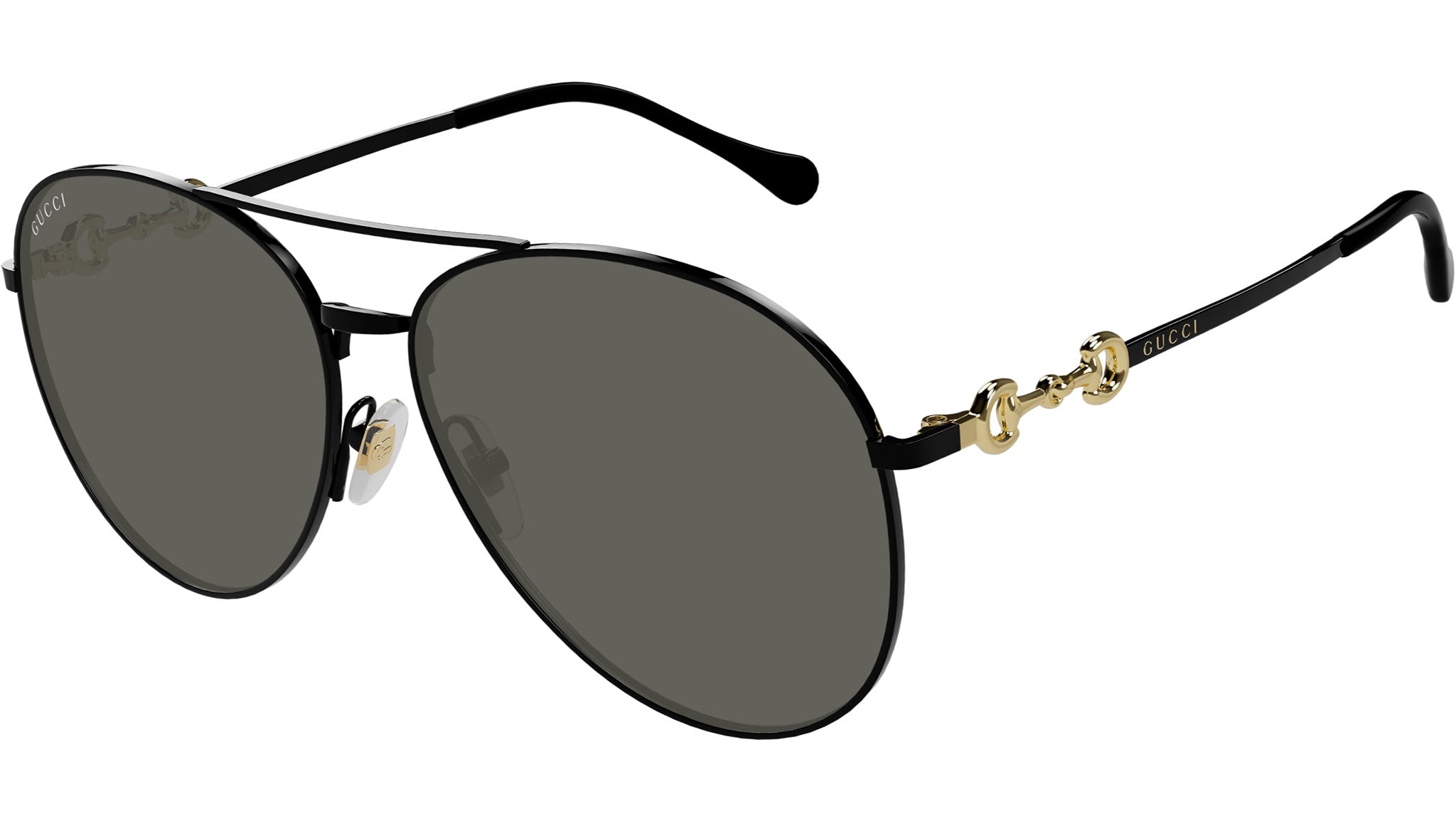 New Authentic Gucci Black Sunglasses GG0498S 001 GG0498S Sunglasses - Gucci Authorized Retailer | coolframes  main image 2