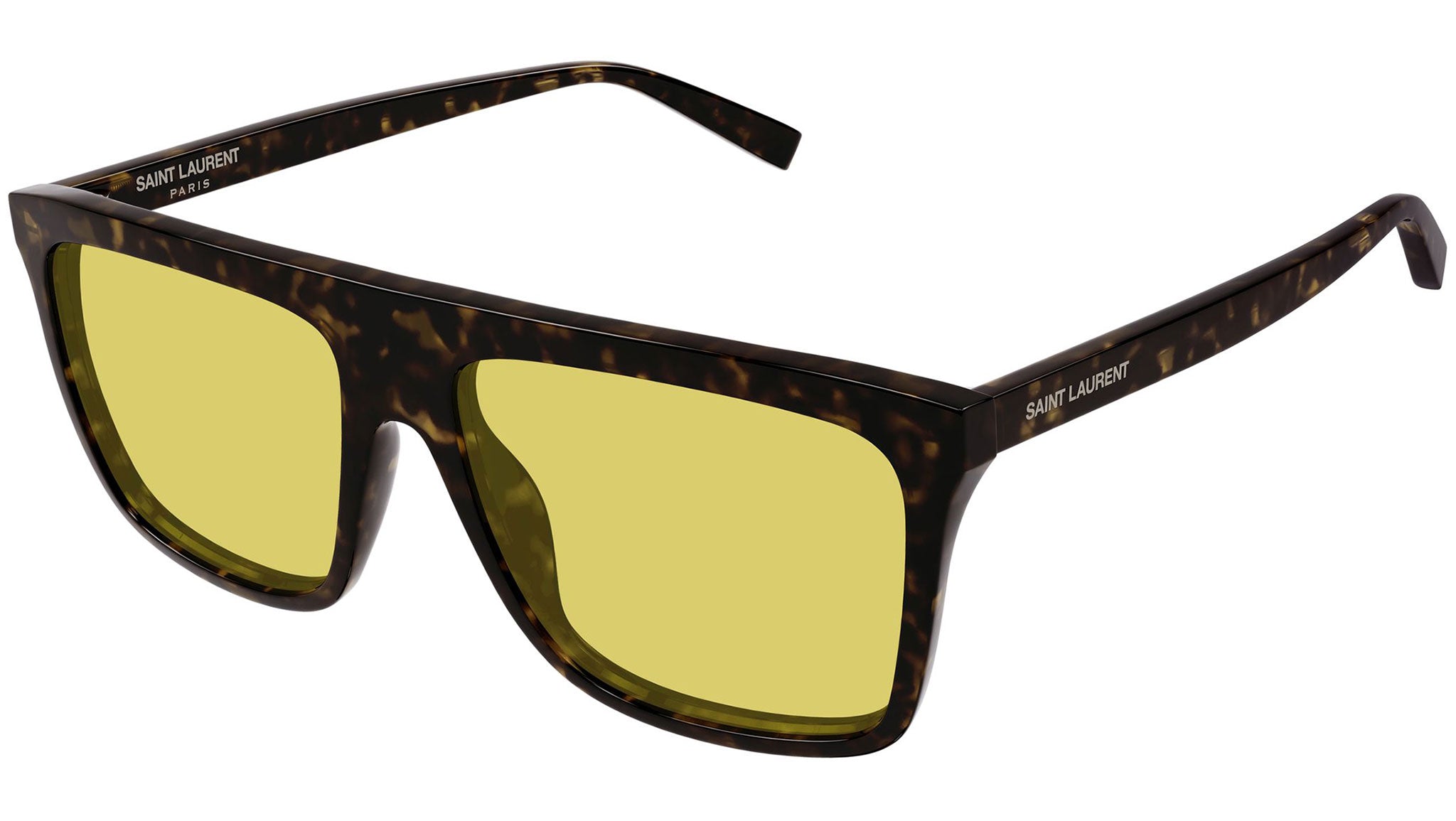 Saint Laurent SL 904 Glasses 003 Havana Mustard Sunglasses - eye