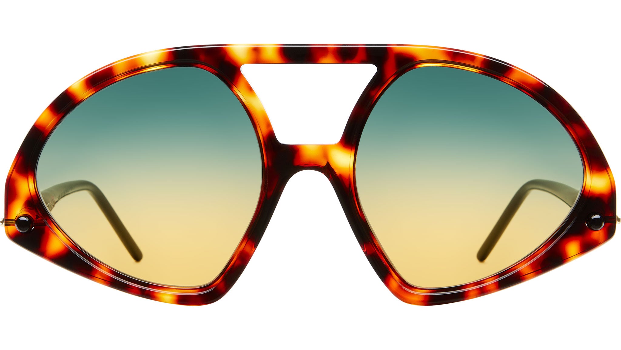 Kuboraum P31 Sun TG Tortoise Sunglasses - eye-oo.com