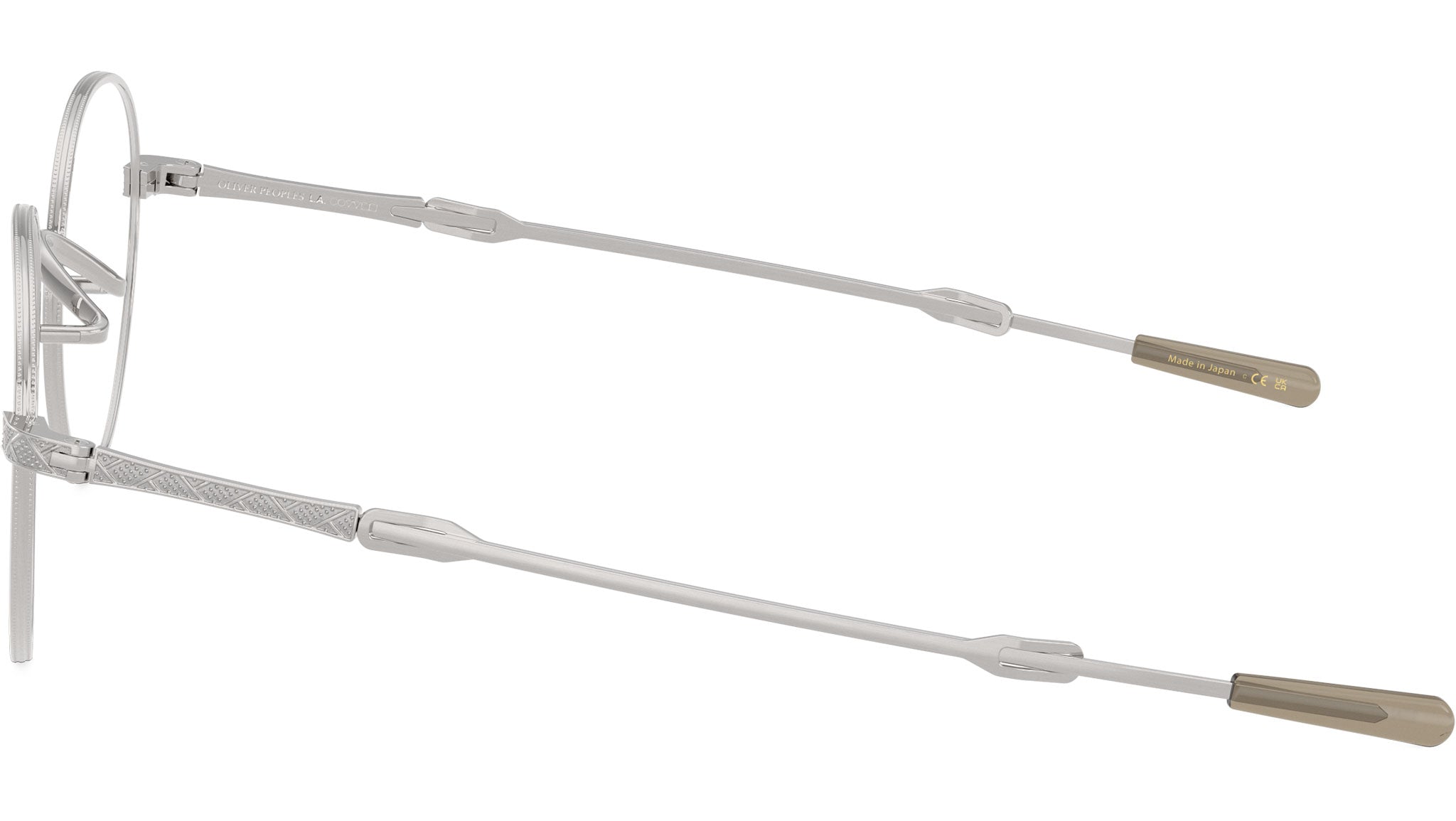 Oliver Peoples Kinston Glasses OV1368T 5254 Brushed Silver - eye