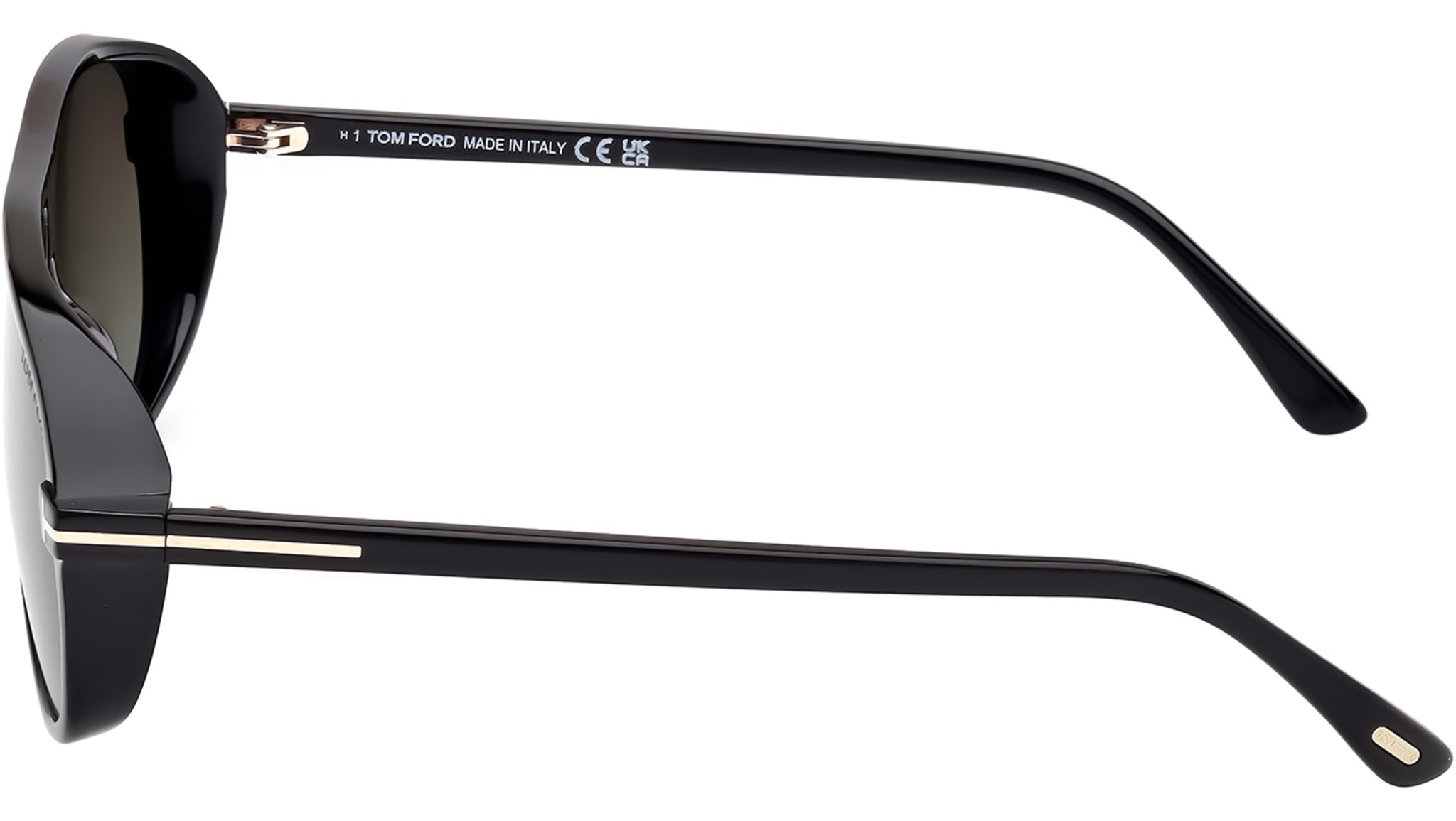 Tom Ford Guillaume Sunglasses FT1208 01B Shiny Black - eye-oo.com