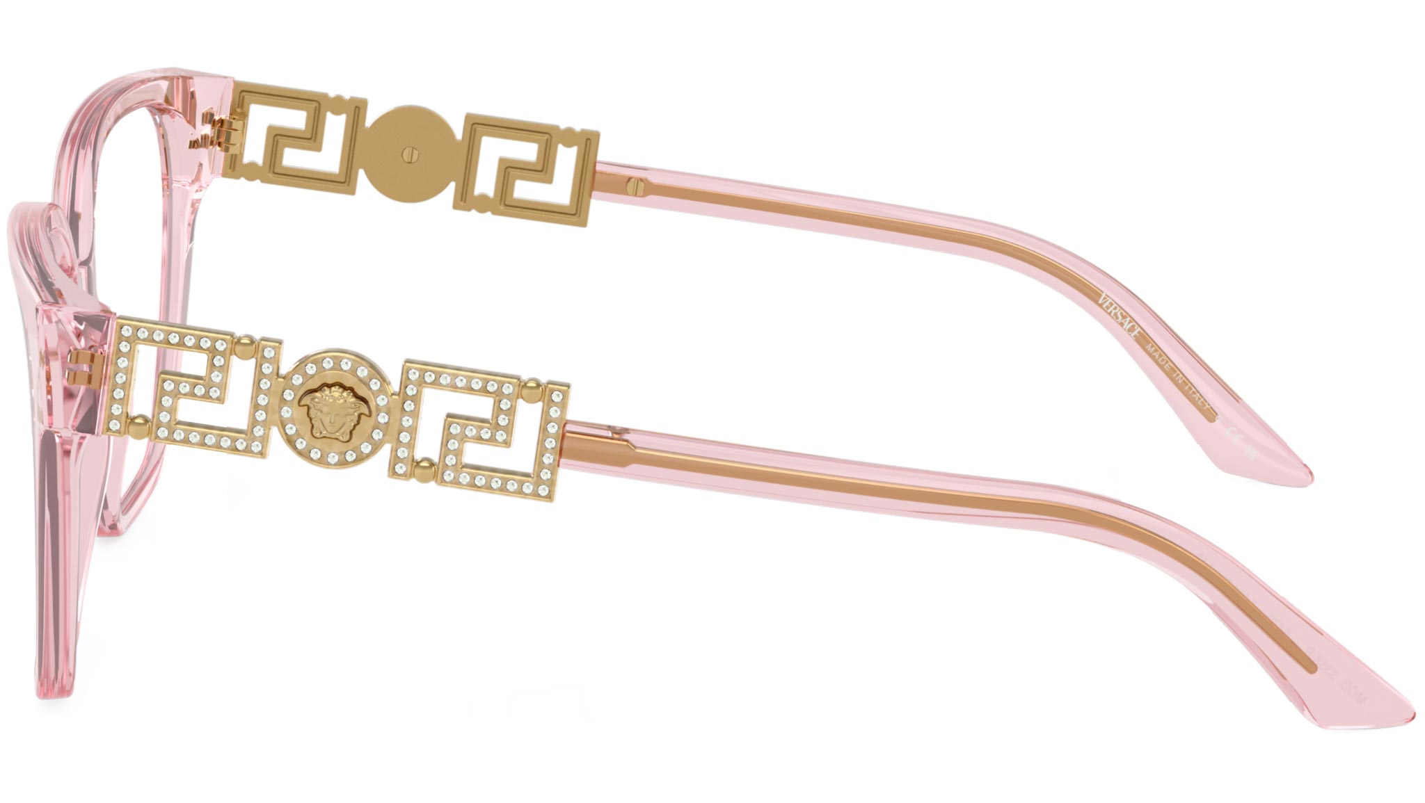 Versace VE3358B Optical Frame 5472 Transparent Pink