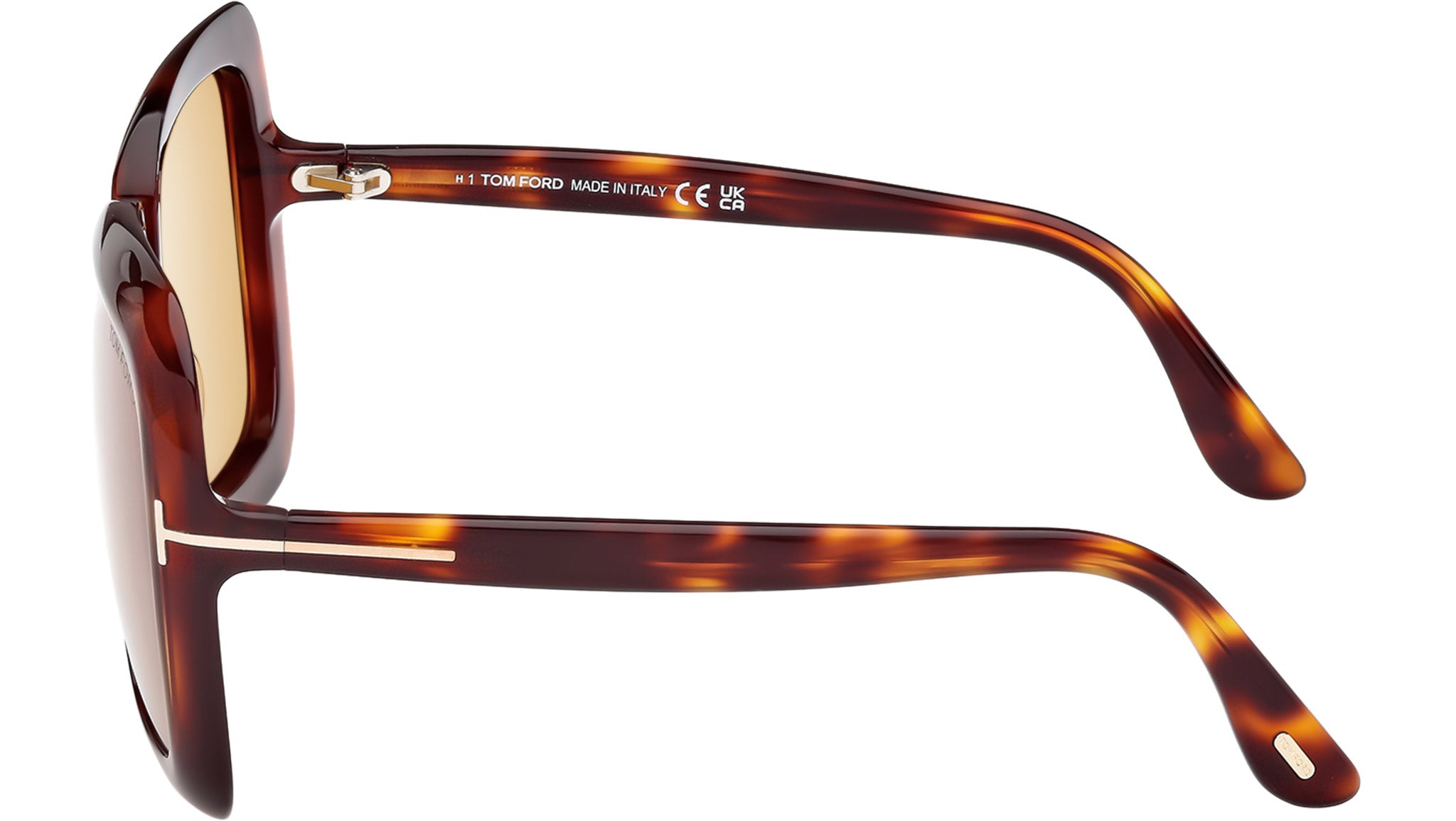Tom Ford Lorelai FT1156 52E Square Sunglasses - Havana/Brown Tom Ford FT1156 52E Lorelai | Online Sale - Amevista main image 2