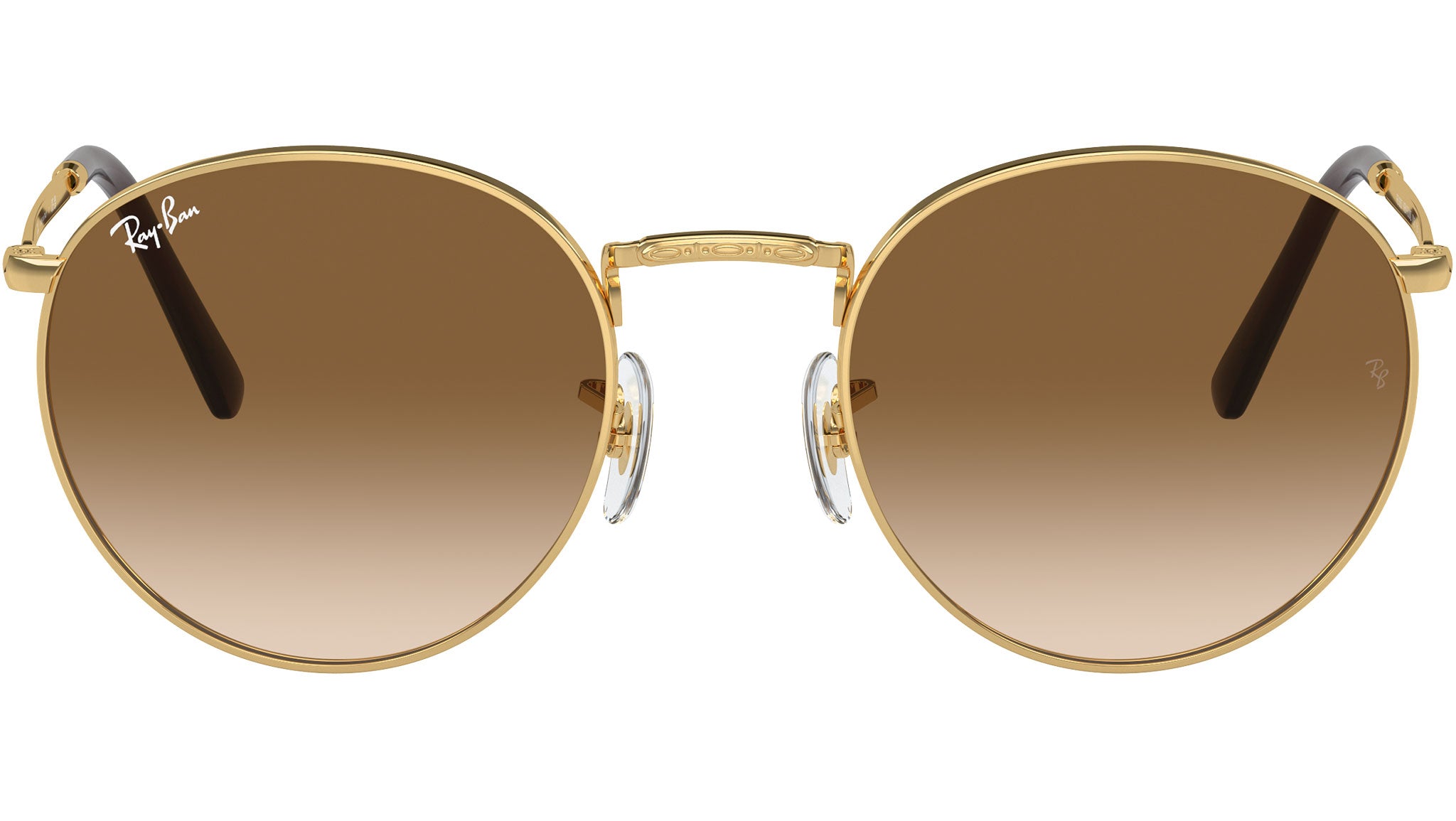 Ray-Ban New Round Sunglasses RB3637 001/51 Gold
