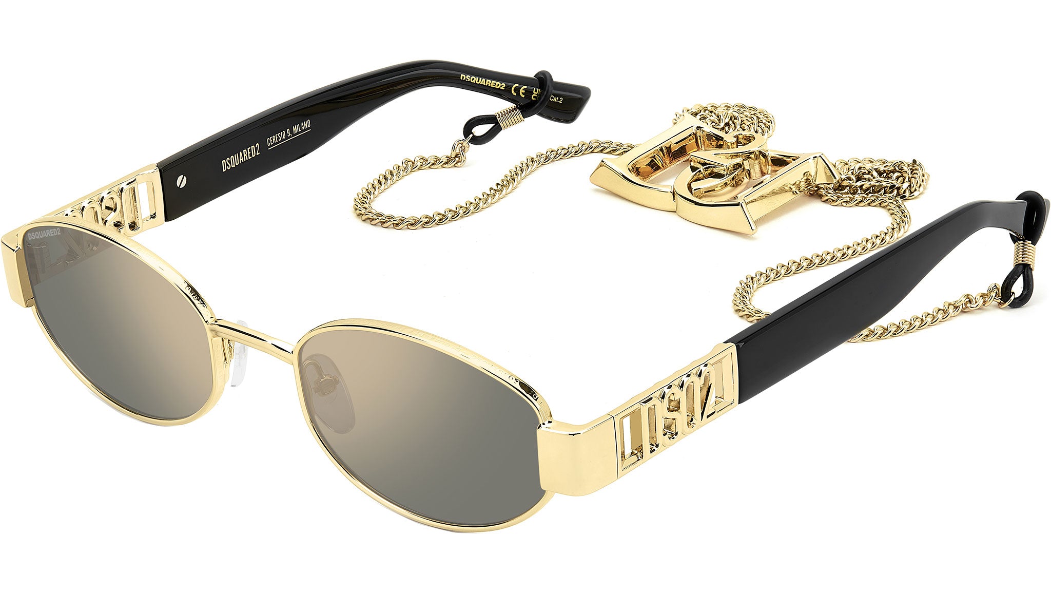 Dsquared2 Sunglasses D2 0155/S/SE 000 JO Rose Gold - eye-oo.com