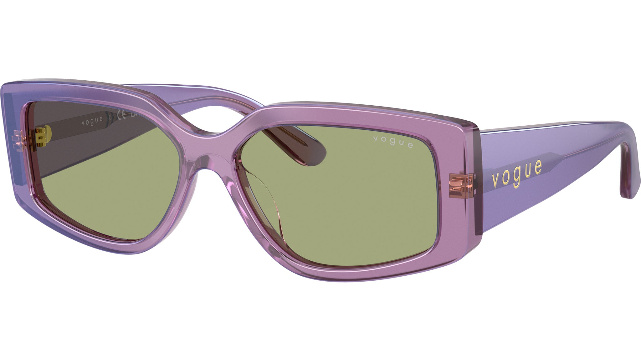 Vogue VO5642SU Sunglasses 323682 Transparent Pearl Purple - eye-oo.com