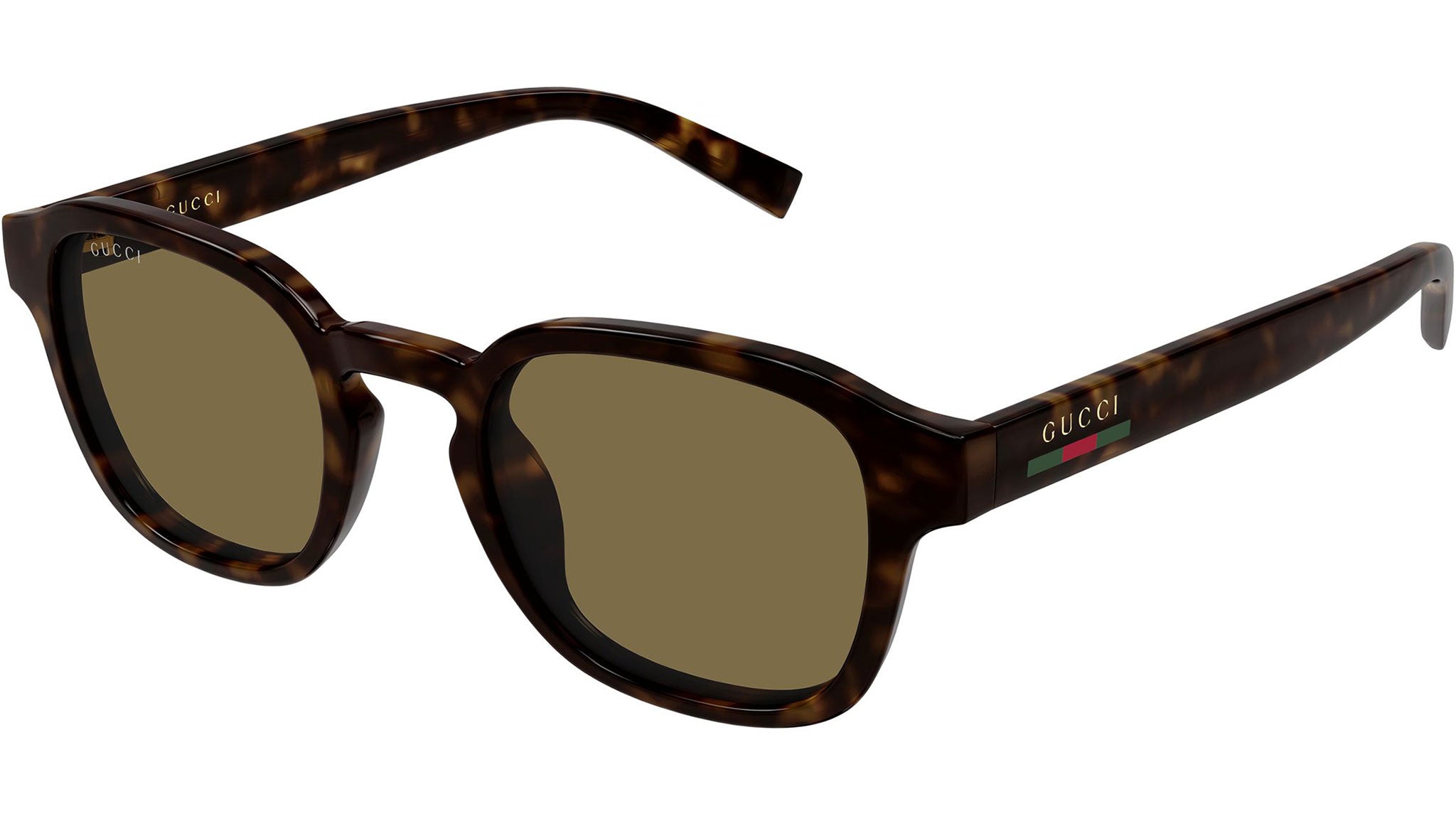 Gucci Bio Based Sunglasses Gucci Bio-Based Frame Rectangle Web Sunglasses 3709/S Black  main image 3