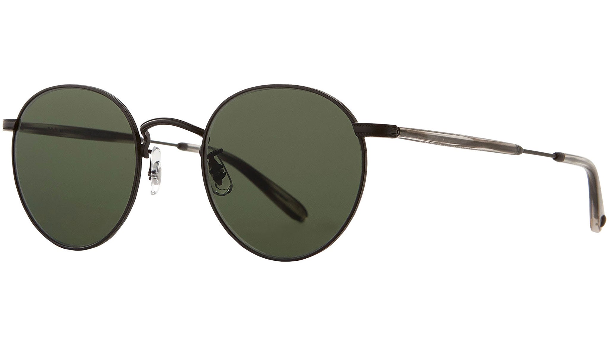 Garrett Leight Wilson M Sun BKSLT-BK/SFPG15 Sunglasses Black Sleet