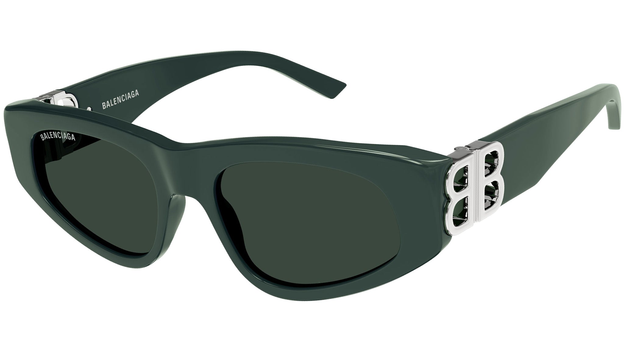 Balenciaga BB0095S Sunglasses 019 Dark Green - eye-oo.com Balenciaga BB0095S Sunglasses 019 Dark Green - eye-oo.com