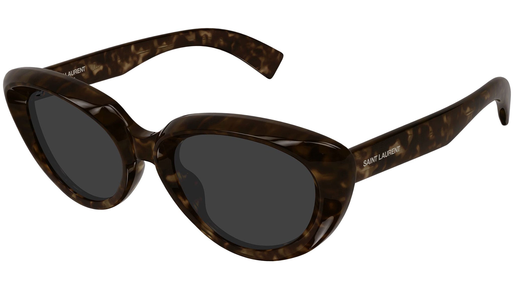 Saint Laurent Brown Tortoiseshell Havana Grey Lens Sunglasses BNWOT Unisex Paris Saint Laurent SURF Havana SL 28 003 49 23-140 kering  main image 4