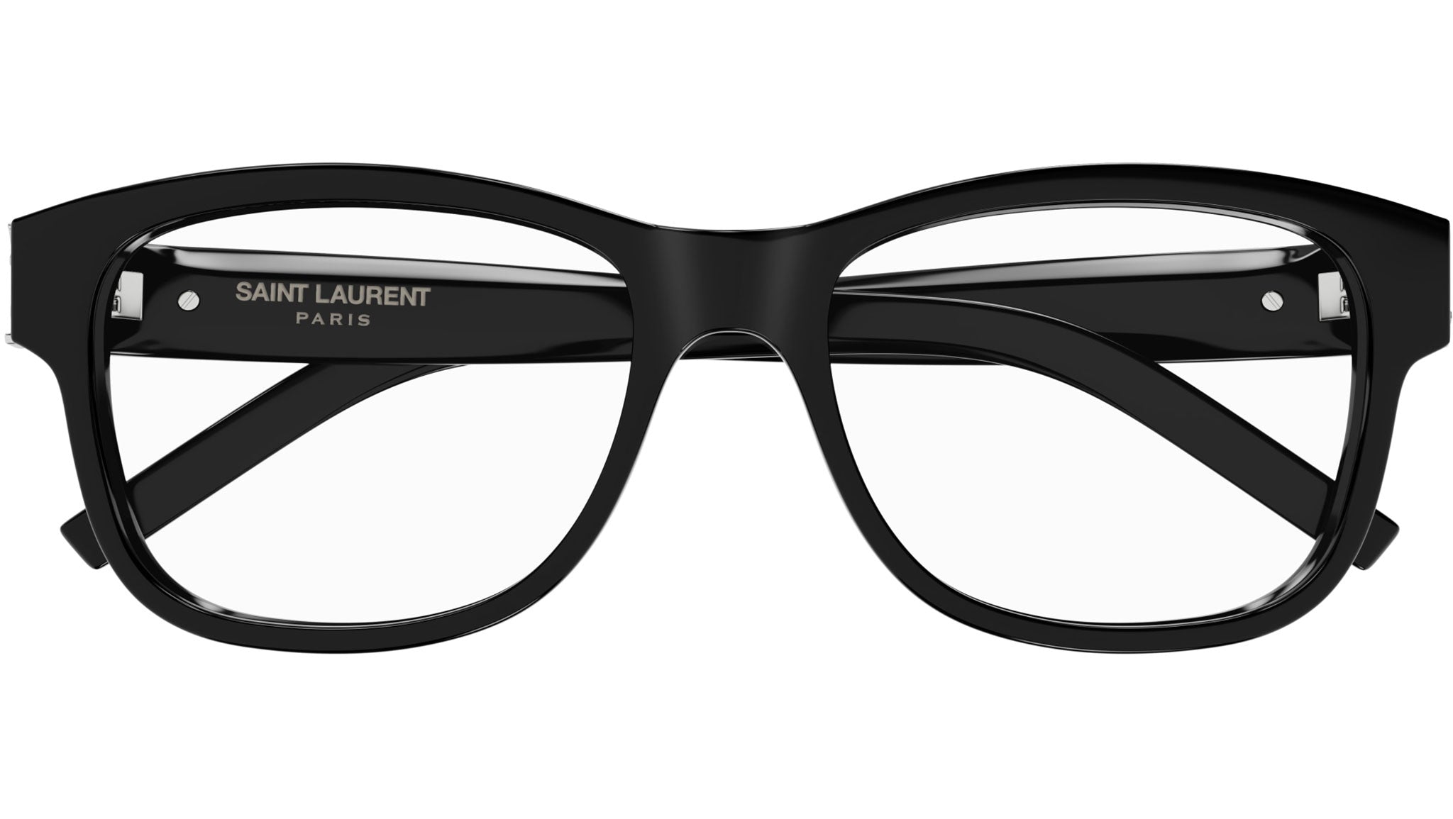Saint Laurent Glossy Black Round Optical Frames SAINT LAURENT EYEWEAR Shade oval-frame acetate sunglasses  main image 2